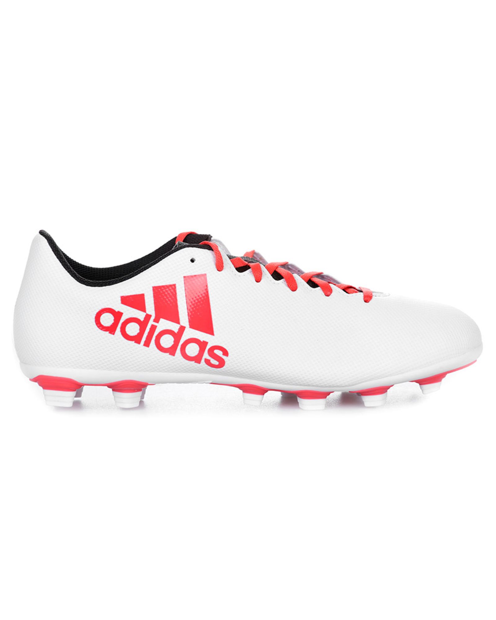 Botas de Fútbol X 17.4 FxG Blanco Rojo - Fútbol Factory