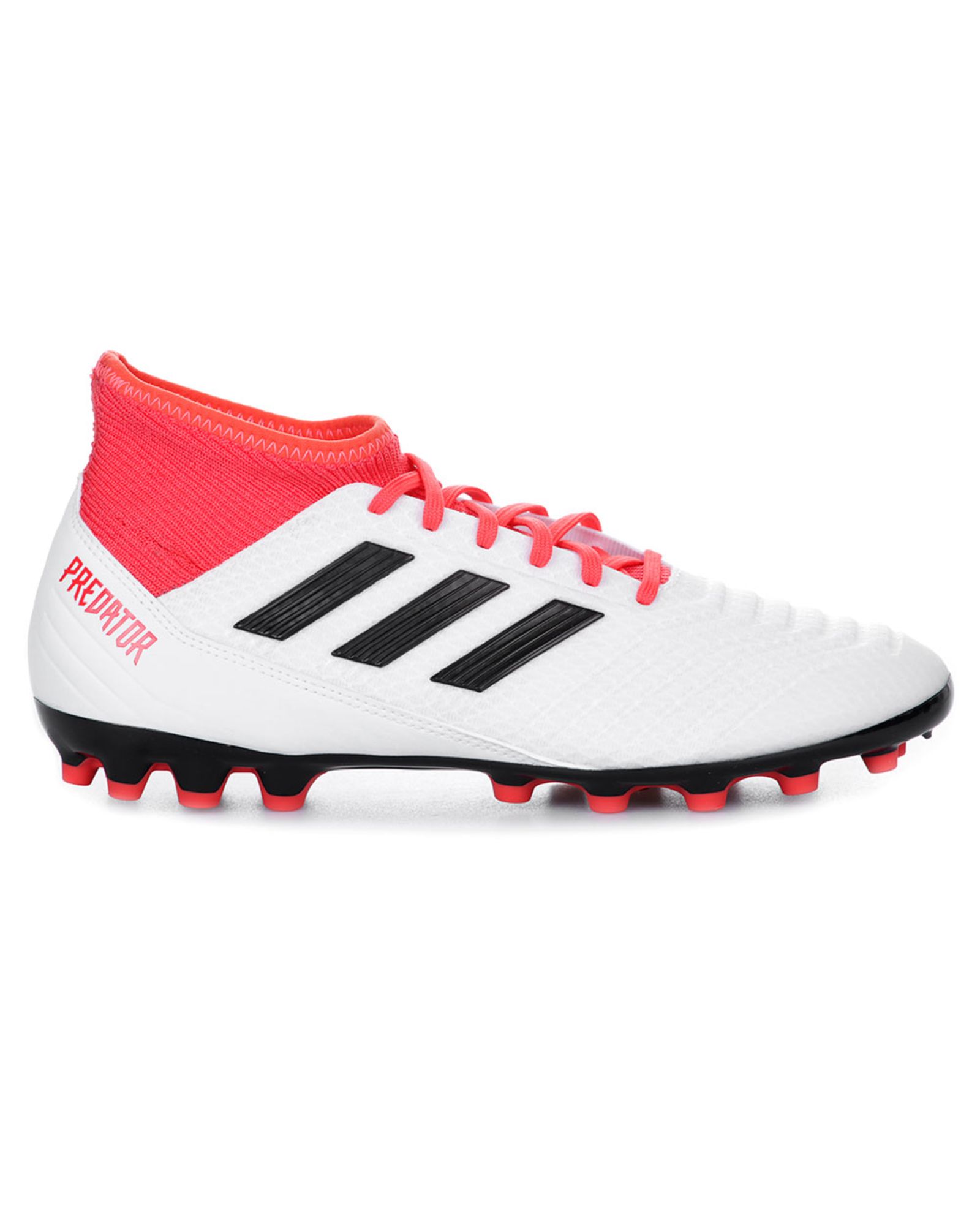 Botas de Fútbol Predator 18.3 AG Blanco Rojo - Fútbol Factory