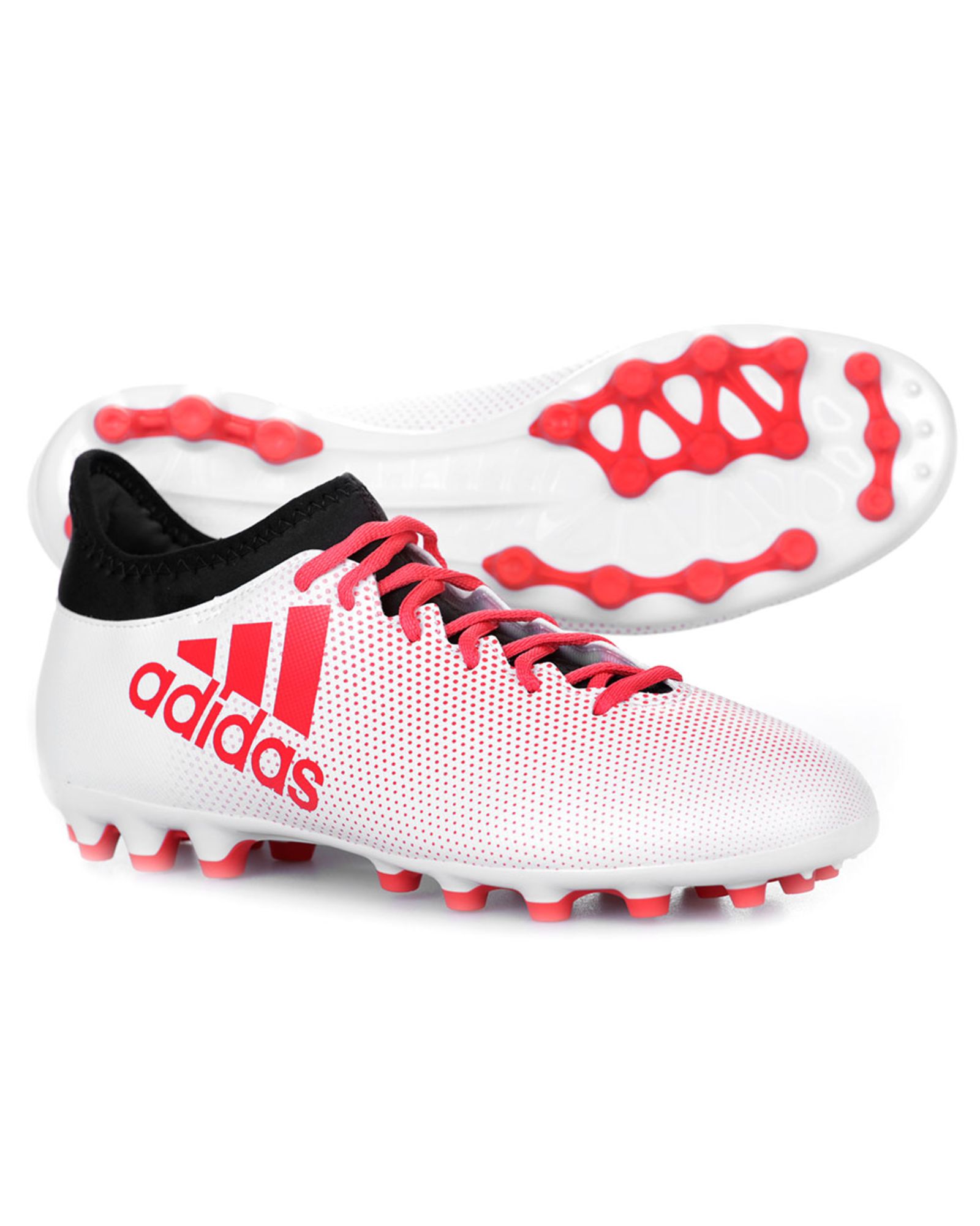 Botas de Fútbol X 17.3 AG Blanco Rojo - Fútbol Factory