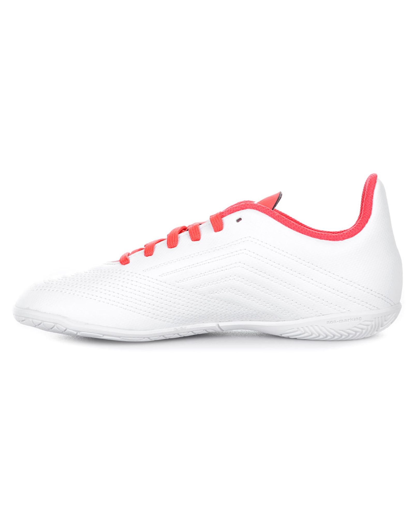 Zapatillas de Fútbol Sala Predator Tango 18.4 IN Junior Blanco Rojo - Fútbol Factory