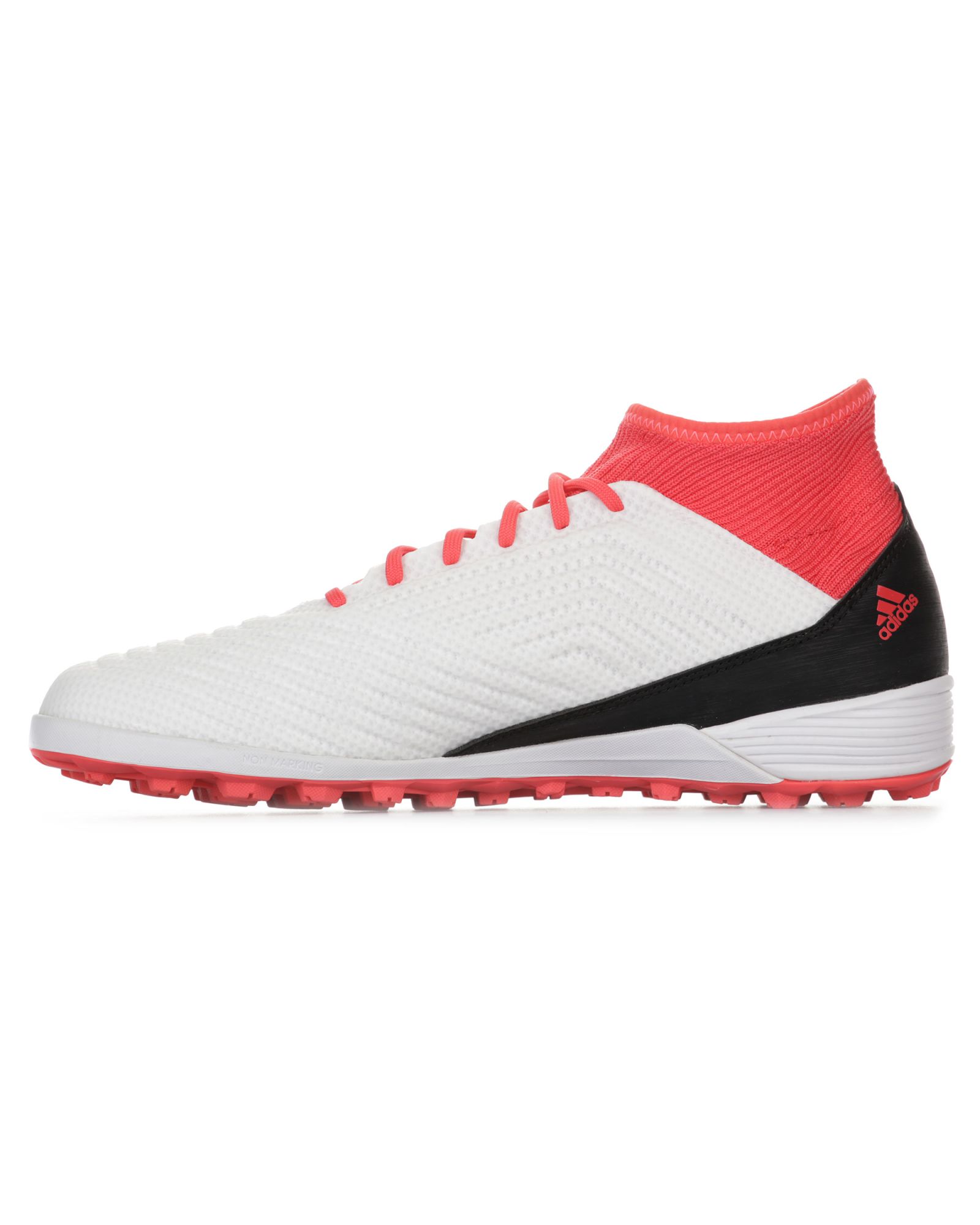 Botas de Fútbol Predator Tango 18.3 TF Blanco Rojo - Fútbol Factory