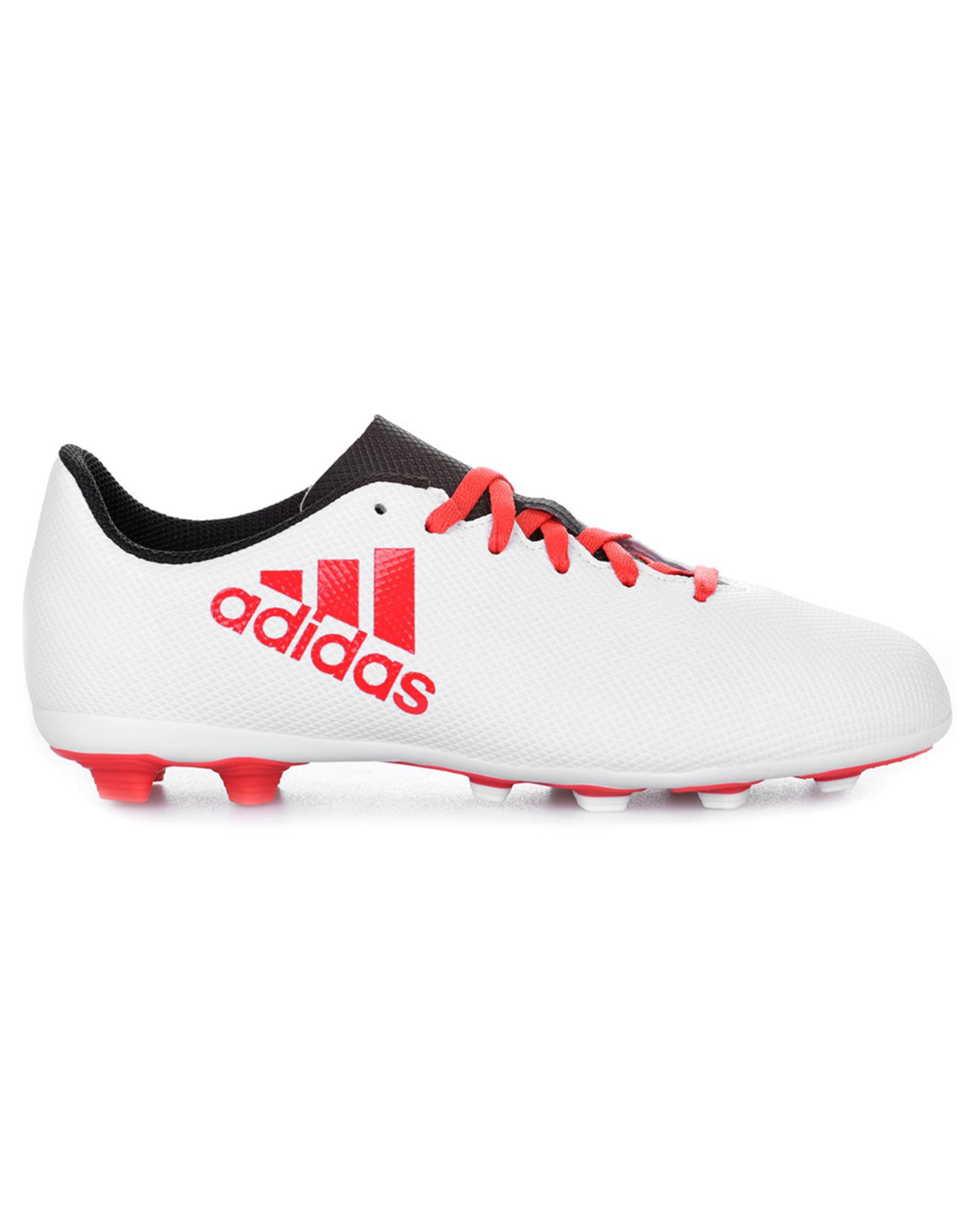 Botas de Fútbol X 17.4 FxG Junior Blanco Rojo - Fútbol Factory