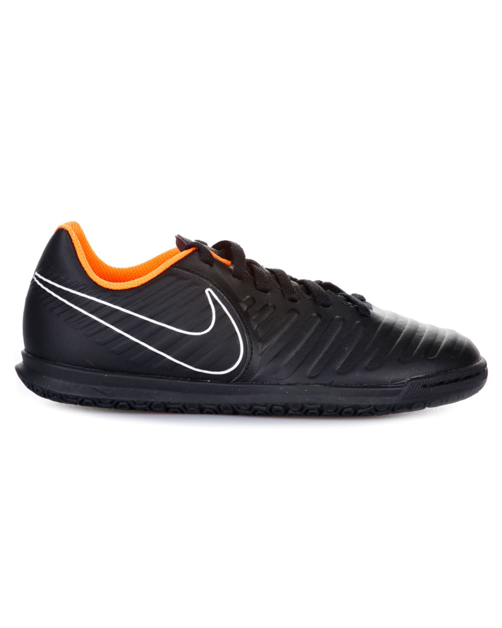 Zapatillas de Fútbol Sala Tiempo LegendX VII Club IC Junior Negro Naranja - Fútbol Factory