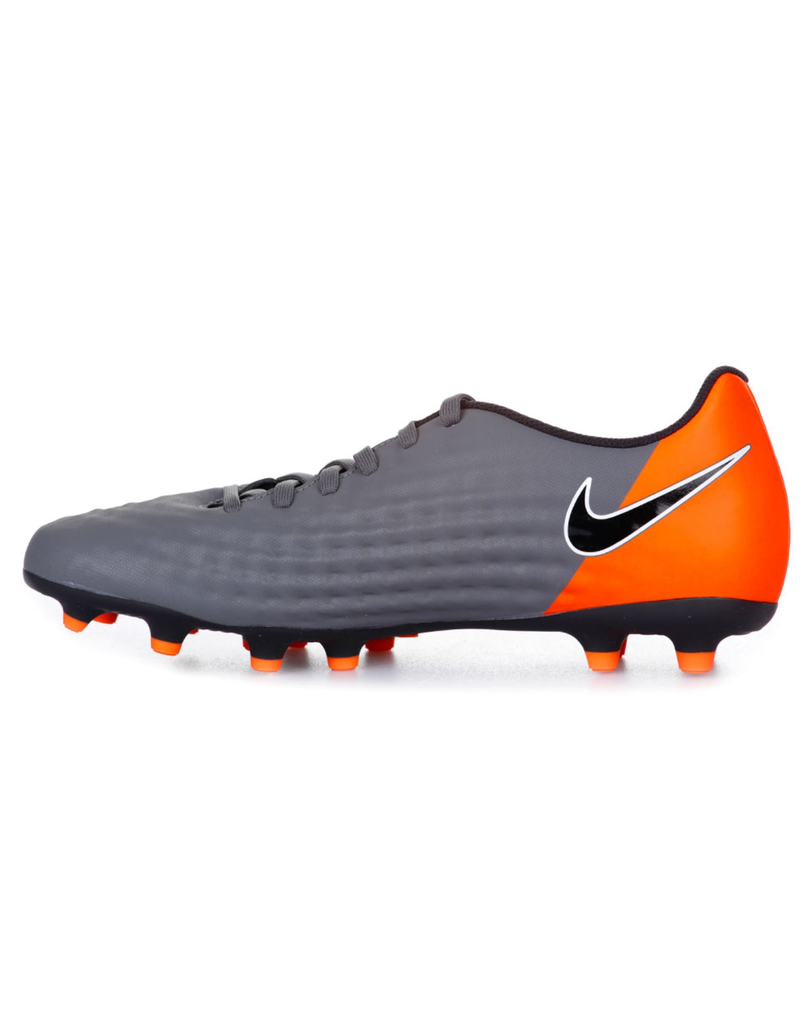 Botas de Fútbol Magista Obra II Club FG Gris Naranja - Fútbol Factory