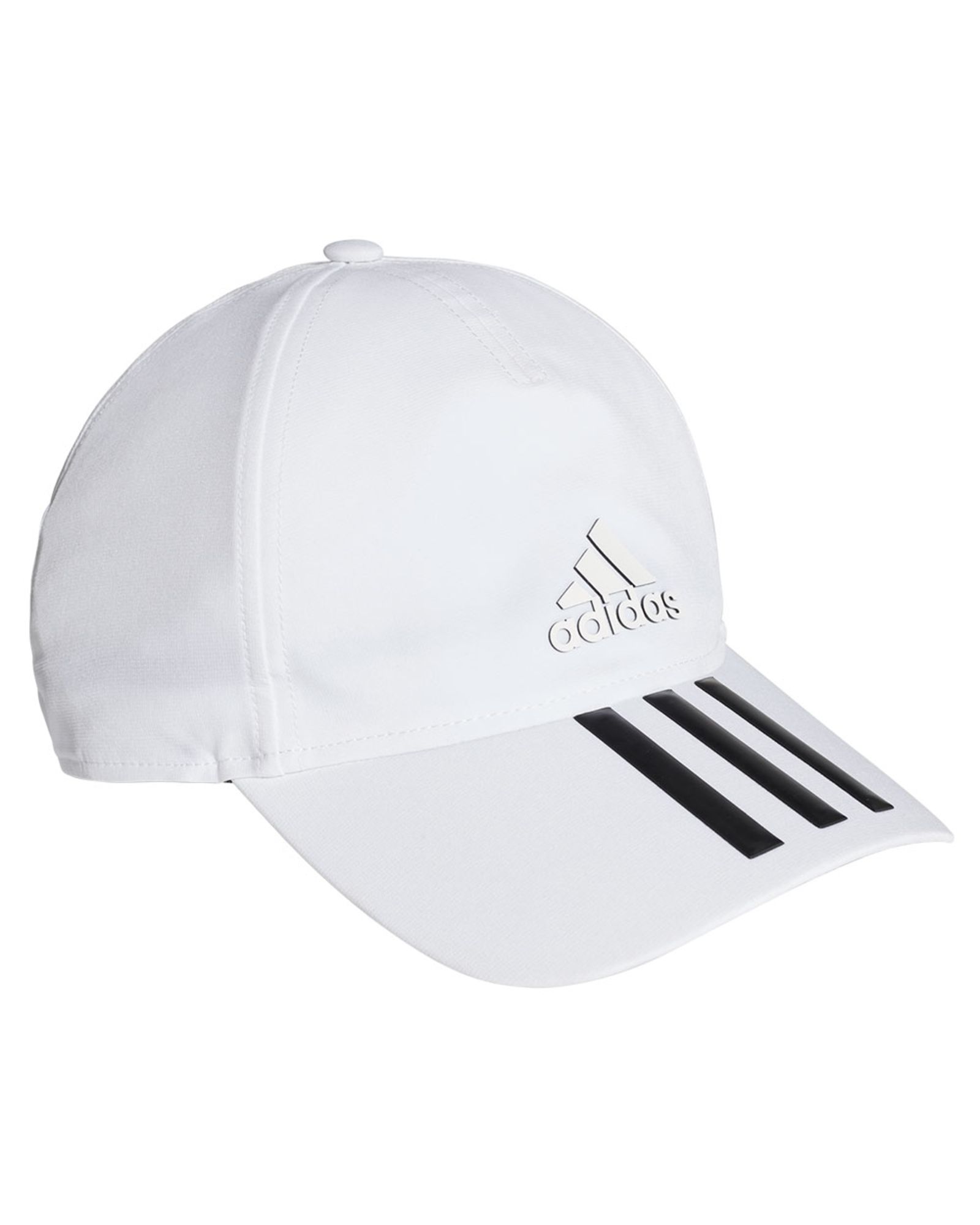 Gorra C40 3 Bandas Climalite Blanco - Fútbol Factory