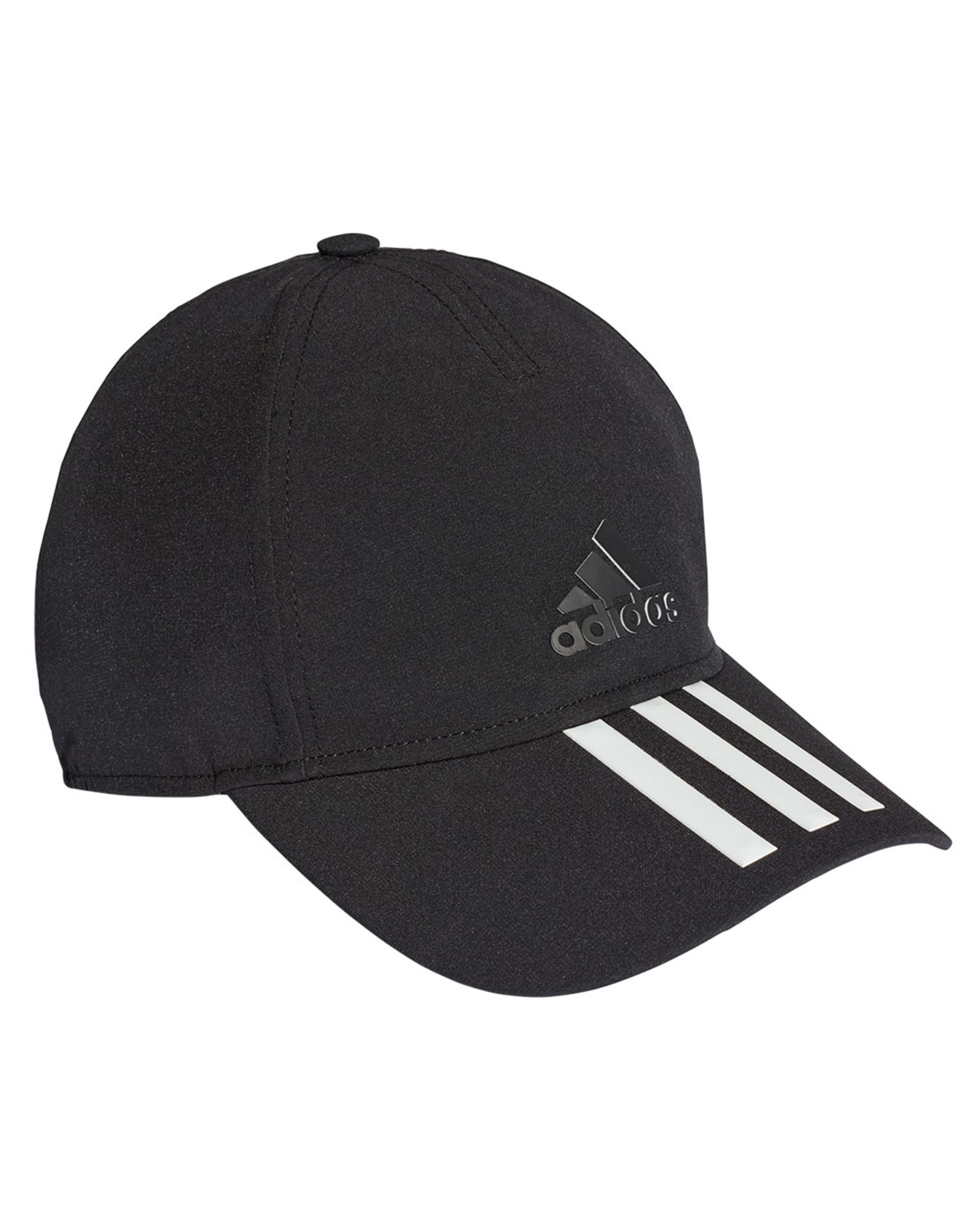 Gorra C40 3 Bandas Climalite Negro - Fútbol Factory