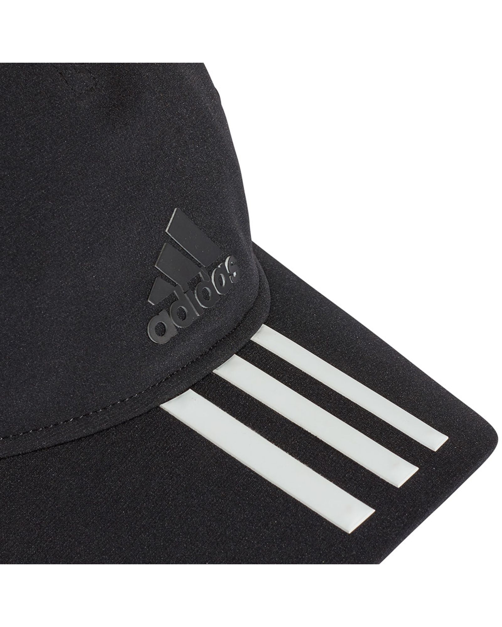 Gorra C40 3 Bandas Climalite Negro - Fútbol Factory