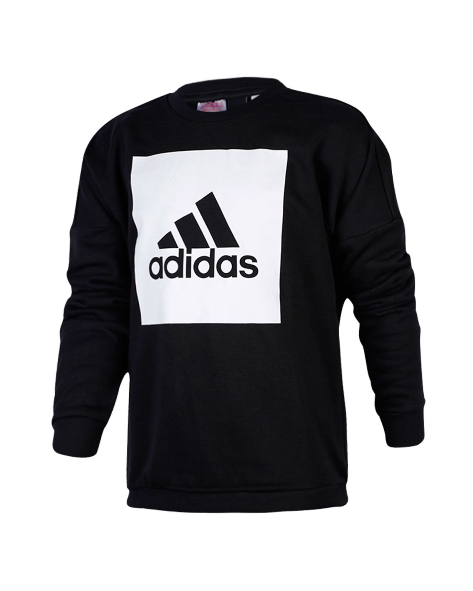 Sudadera de paseo Essentials Big Logo Junior Negro - Fútbol Factory