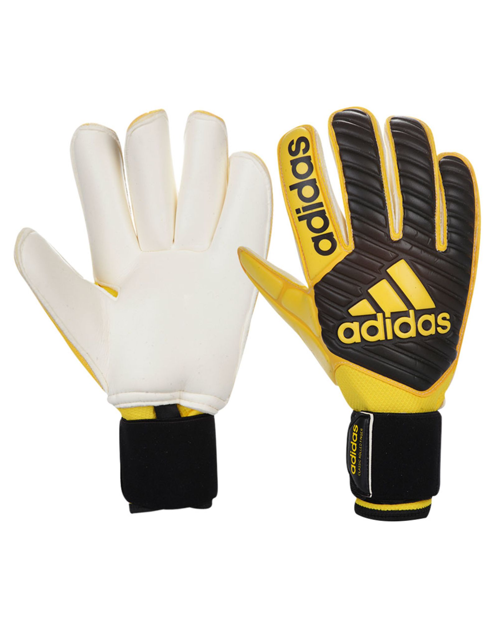 Guantes Classic Gunn Cut Negro Amarillo - Fútbol Factory