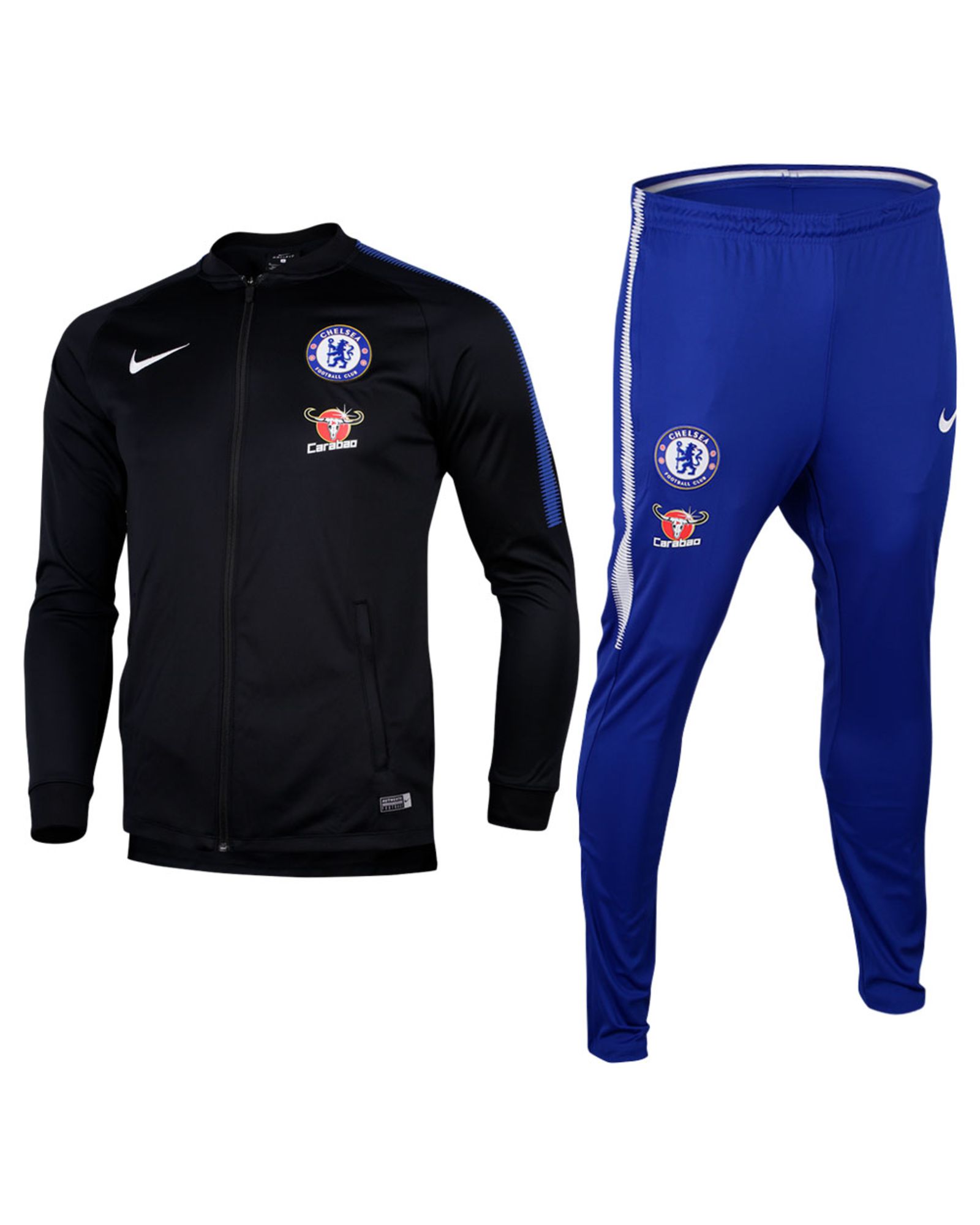 Chándal de Training Chelsea FC 2017/2018 Dry Squad UCL Negro Azul - Fútbol Factory