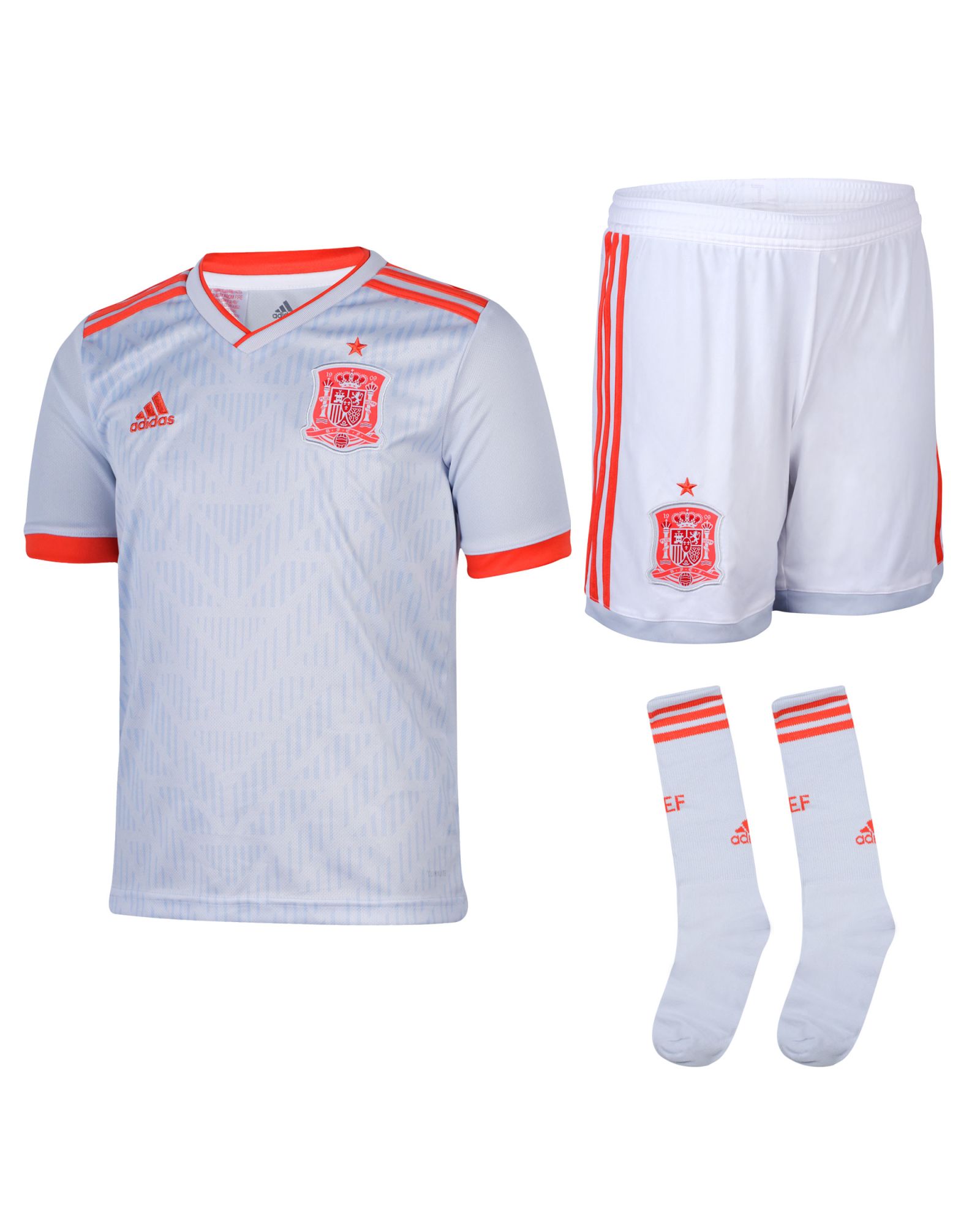 Conjunto 2ª España Mundial 2018 Junior Azul - Fútbol Factory