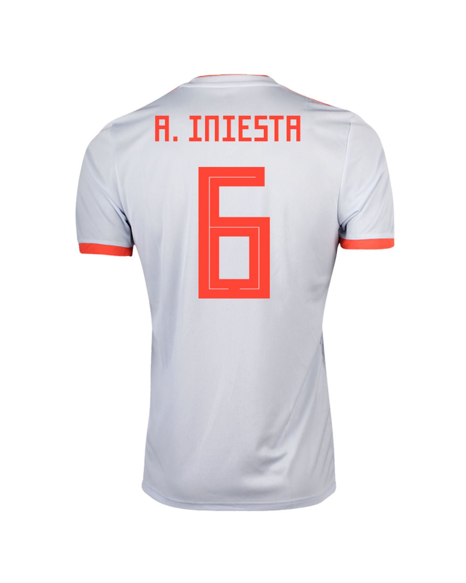 Camiseta 2ª España Mundial 2018 Iniesta Azul - Fútbol Factory