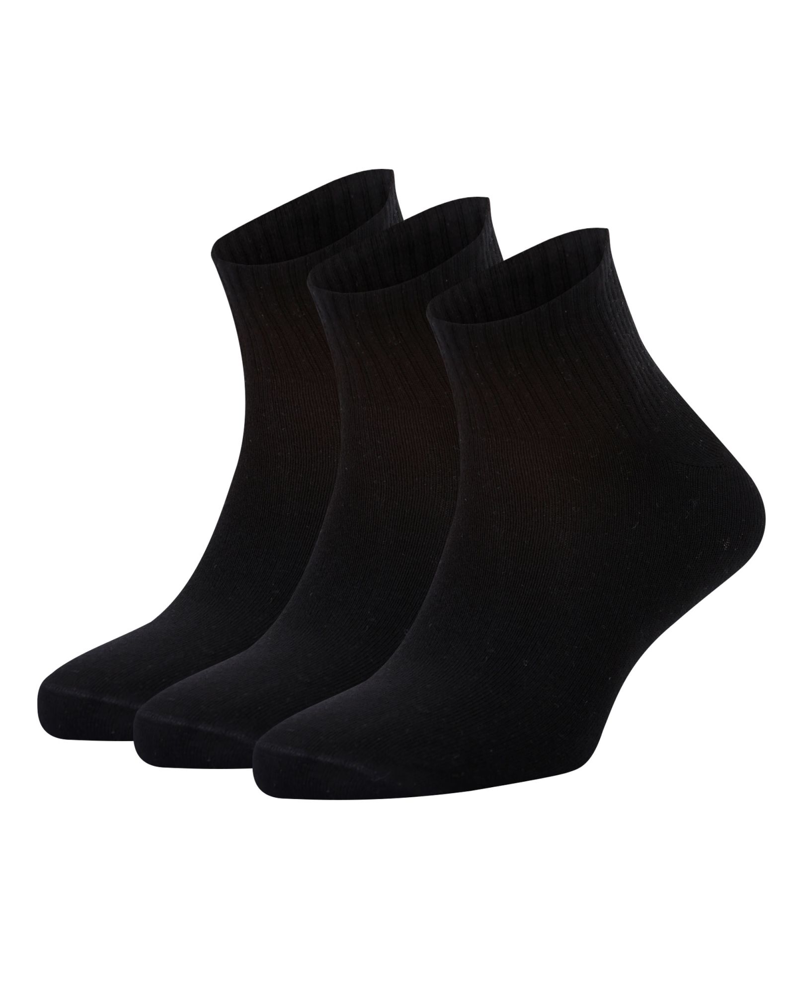 Calcetines de Training Essentials Crew Quarter Negro - Fútbol Factory