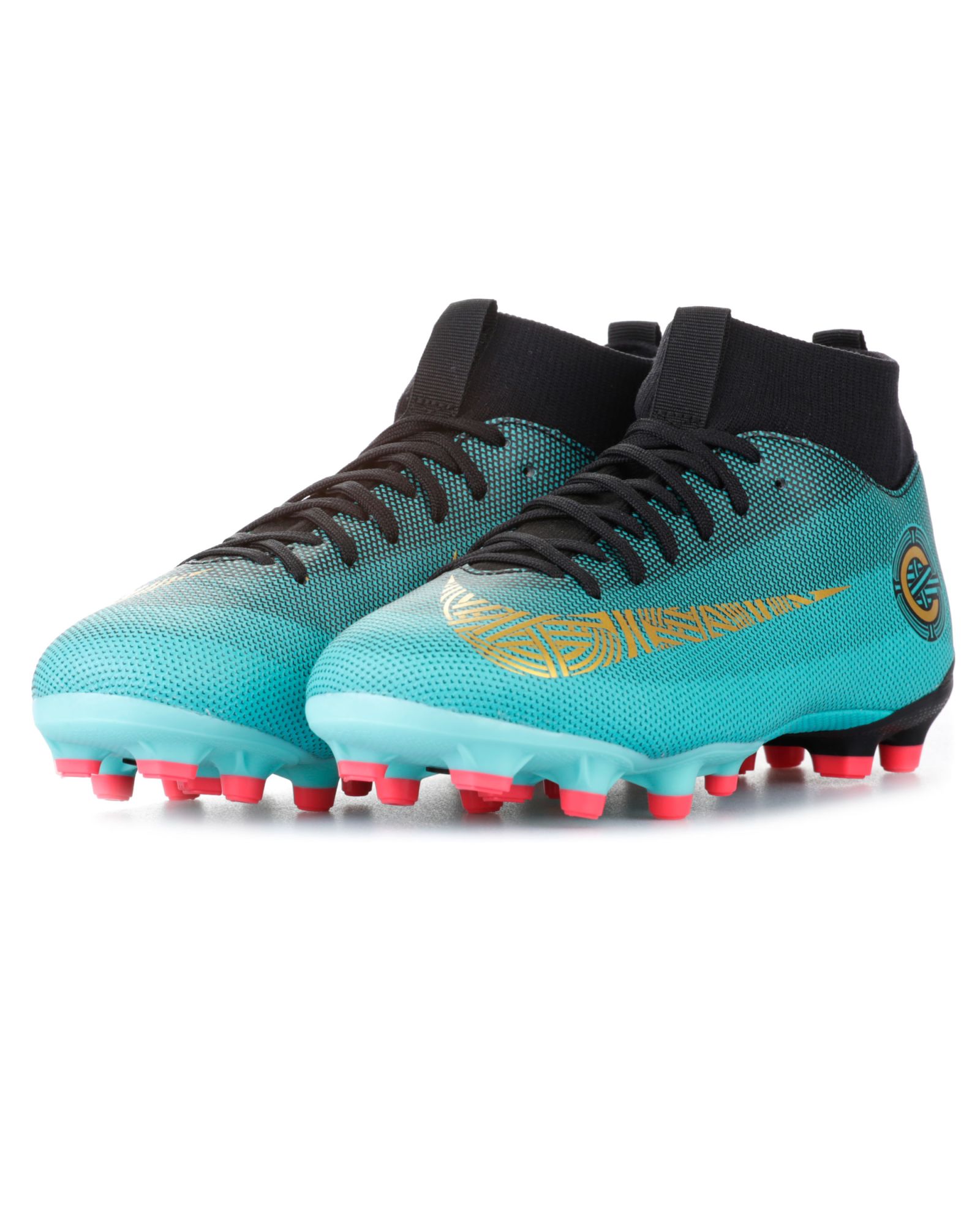 BOTAS DE FÚTBOL NIKE SUPERFLY VI ACADEMY CR7 MG NIÑO AJ3111-390