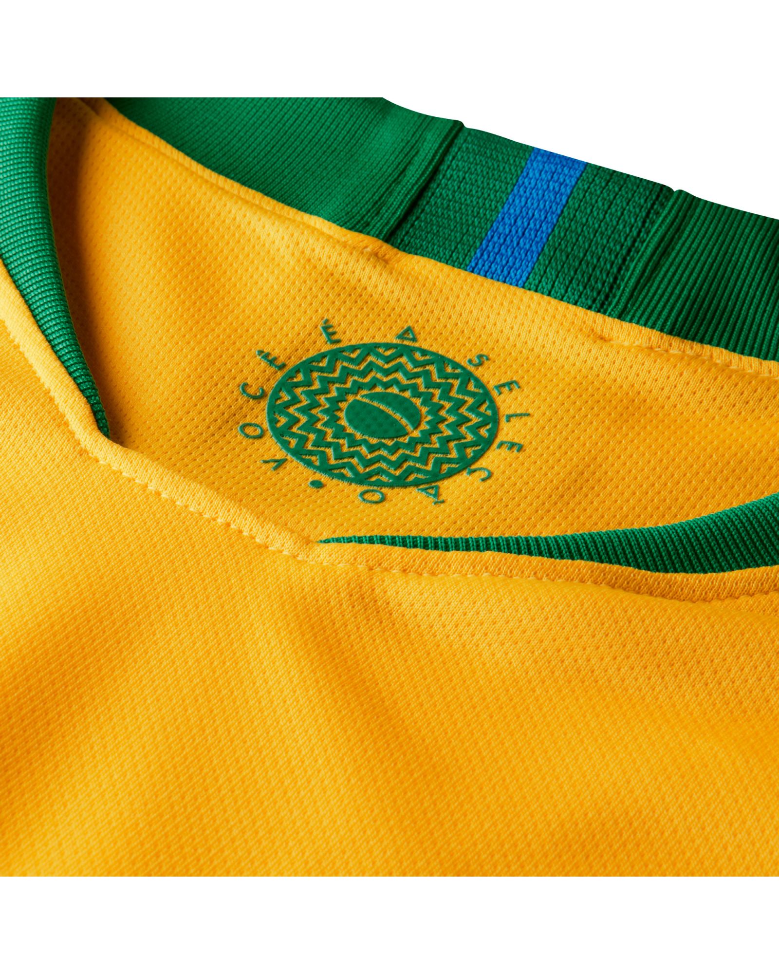 Camiseta 1ª Brasil Mundial 2018 Amarillo - Fútbol Factory