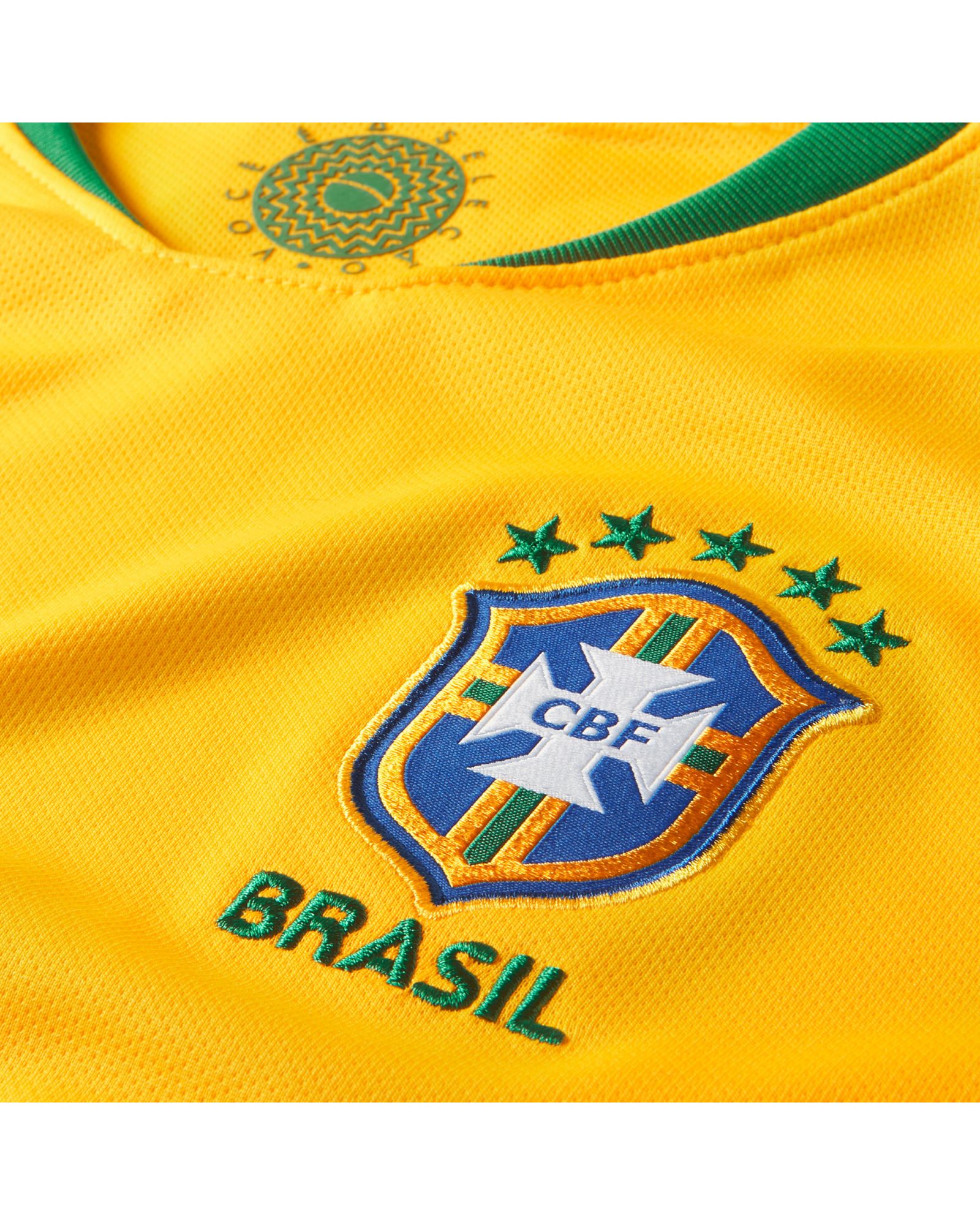 Camiseta 1ª Brasil Mundial 2018 Junior Amarillo - Fútbol Factory