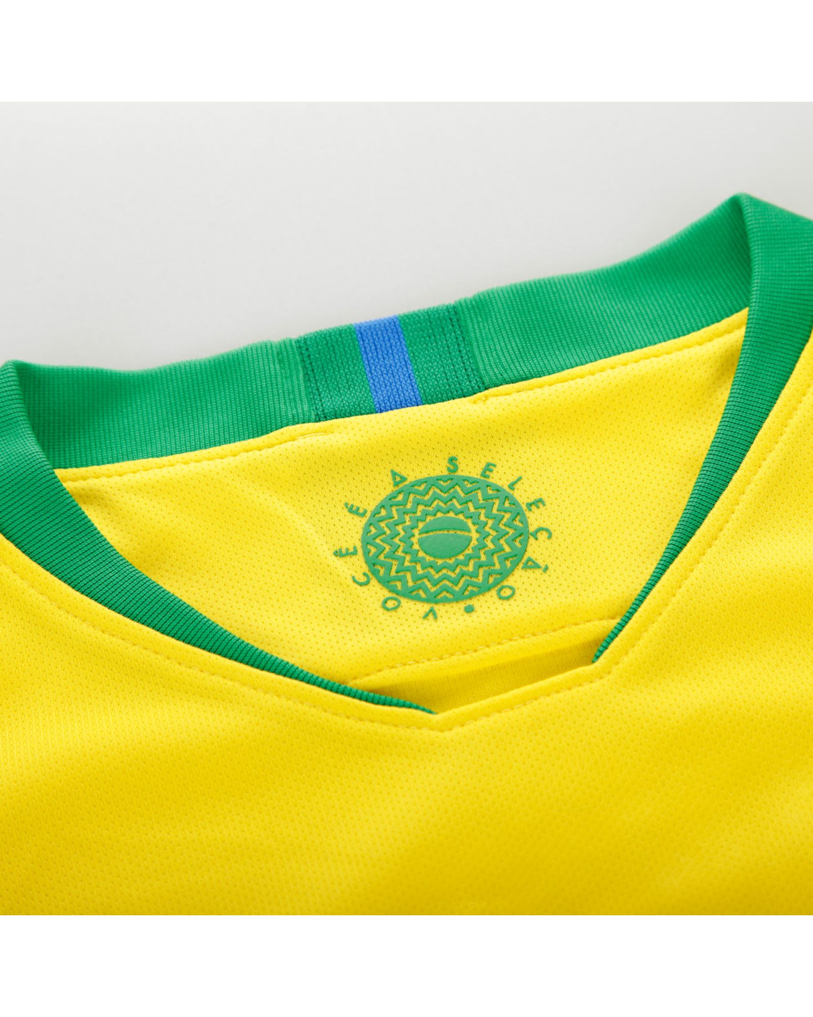 Camiseta 1ª Brasil Mundial 2018 Junior Amarillo - Fútbol Factory