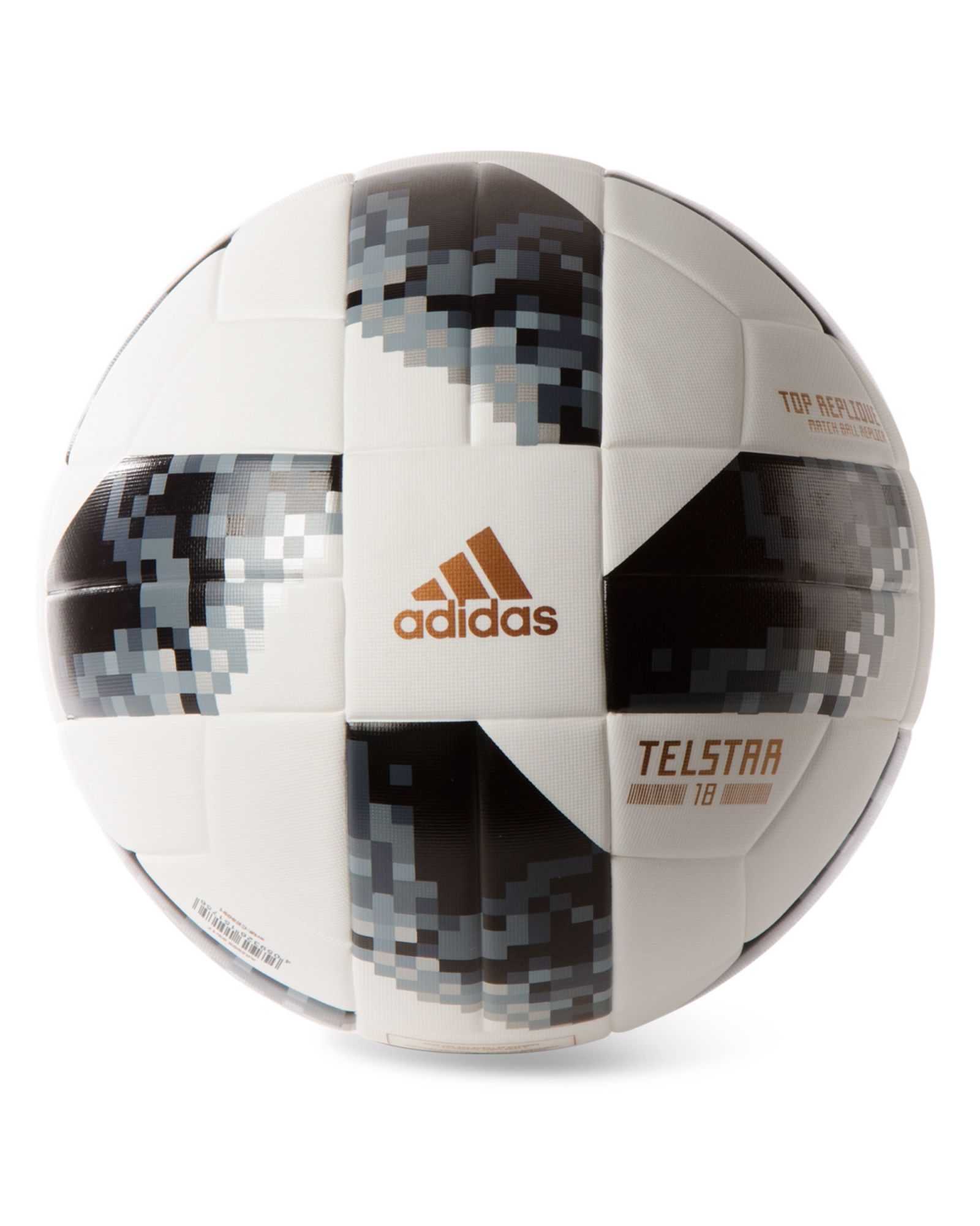 Balón de fútbol 7 Training Telstar Top Réplica 2018 Blanco