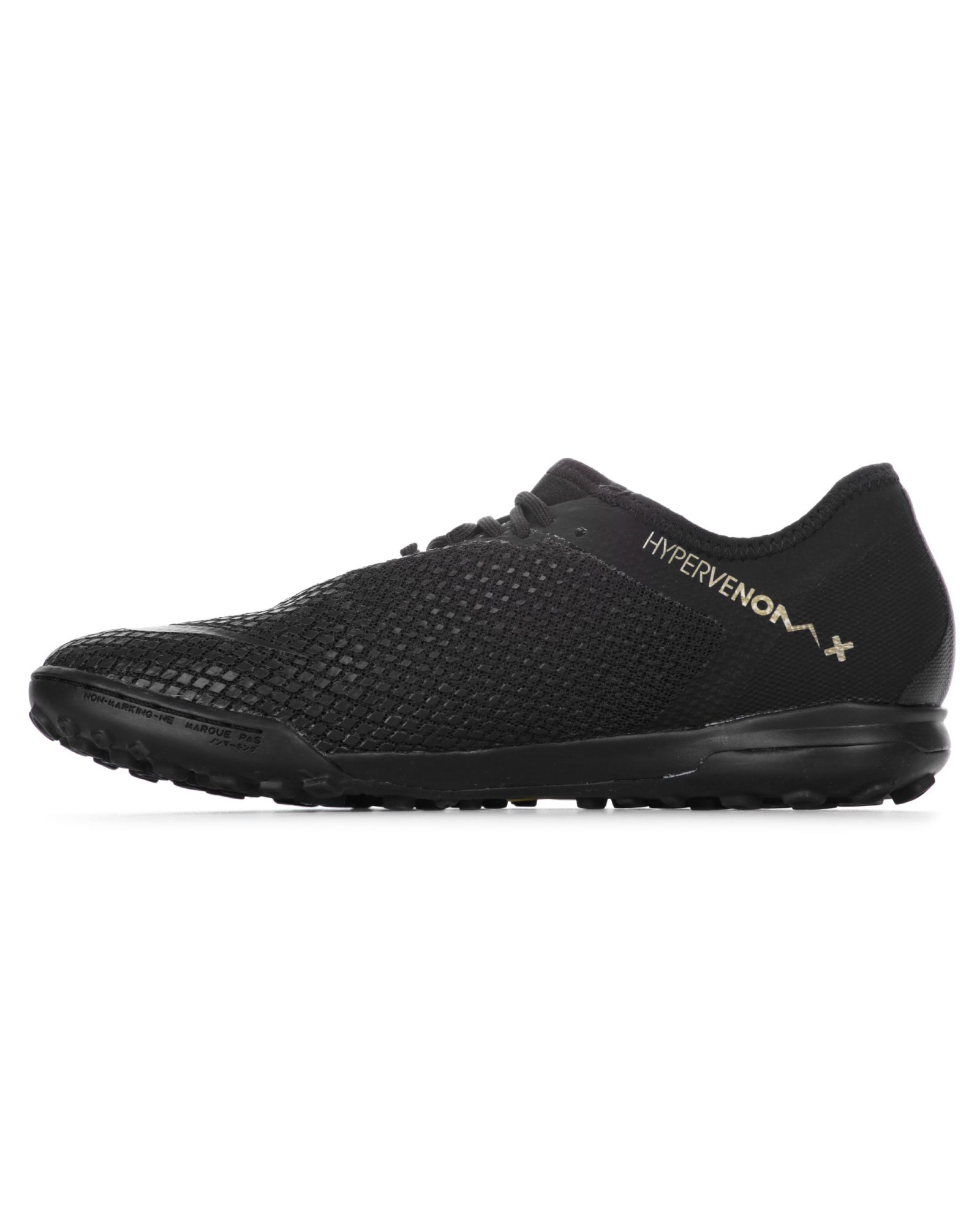 gato De trato fácil reloj Botas de Fútbol Hypervenom PhantomX III Pro TF Negro Dorado