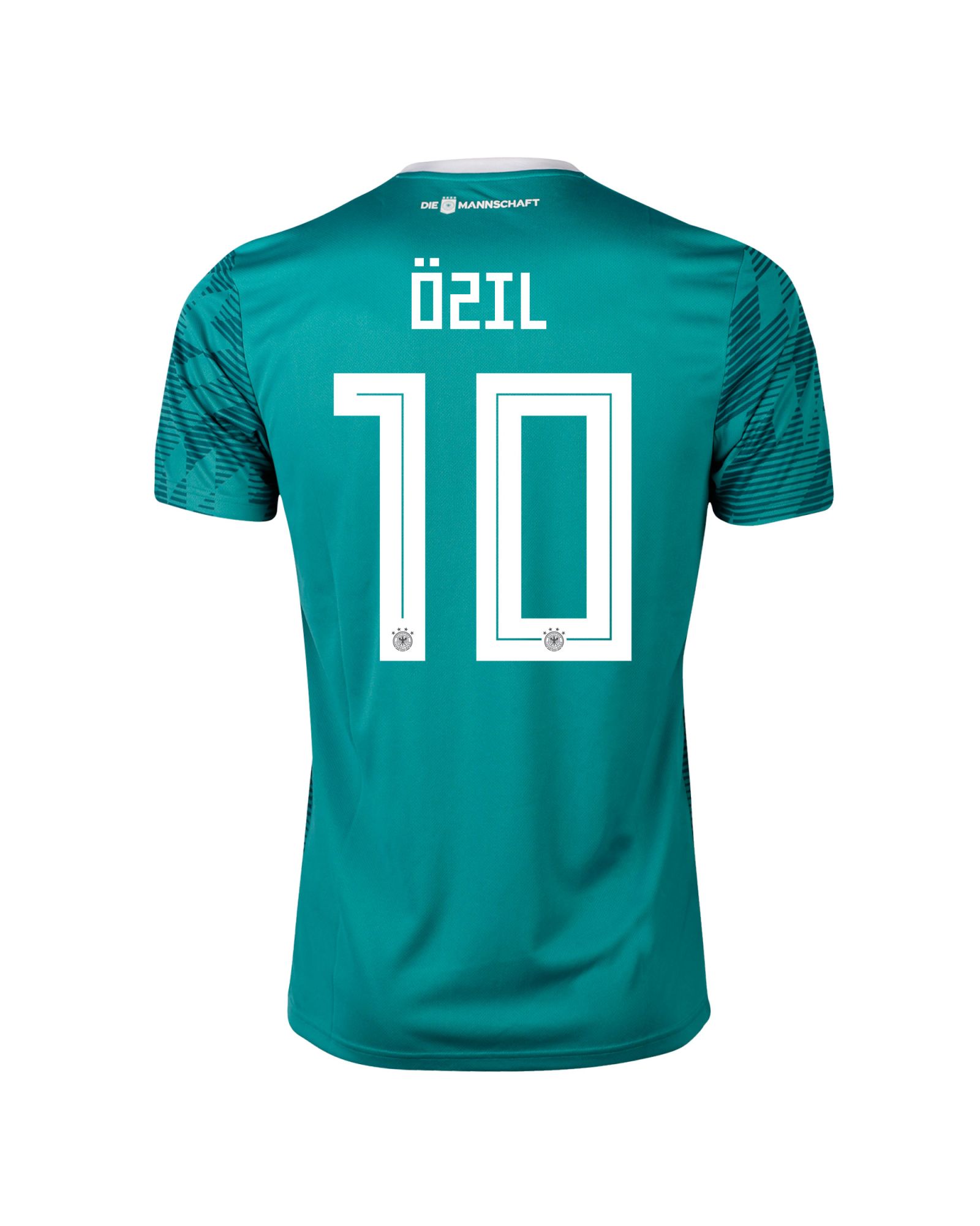 Camiseta 2ª Alemania Mundial 2018 Ozil Verde