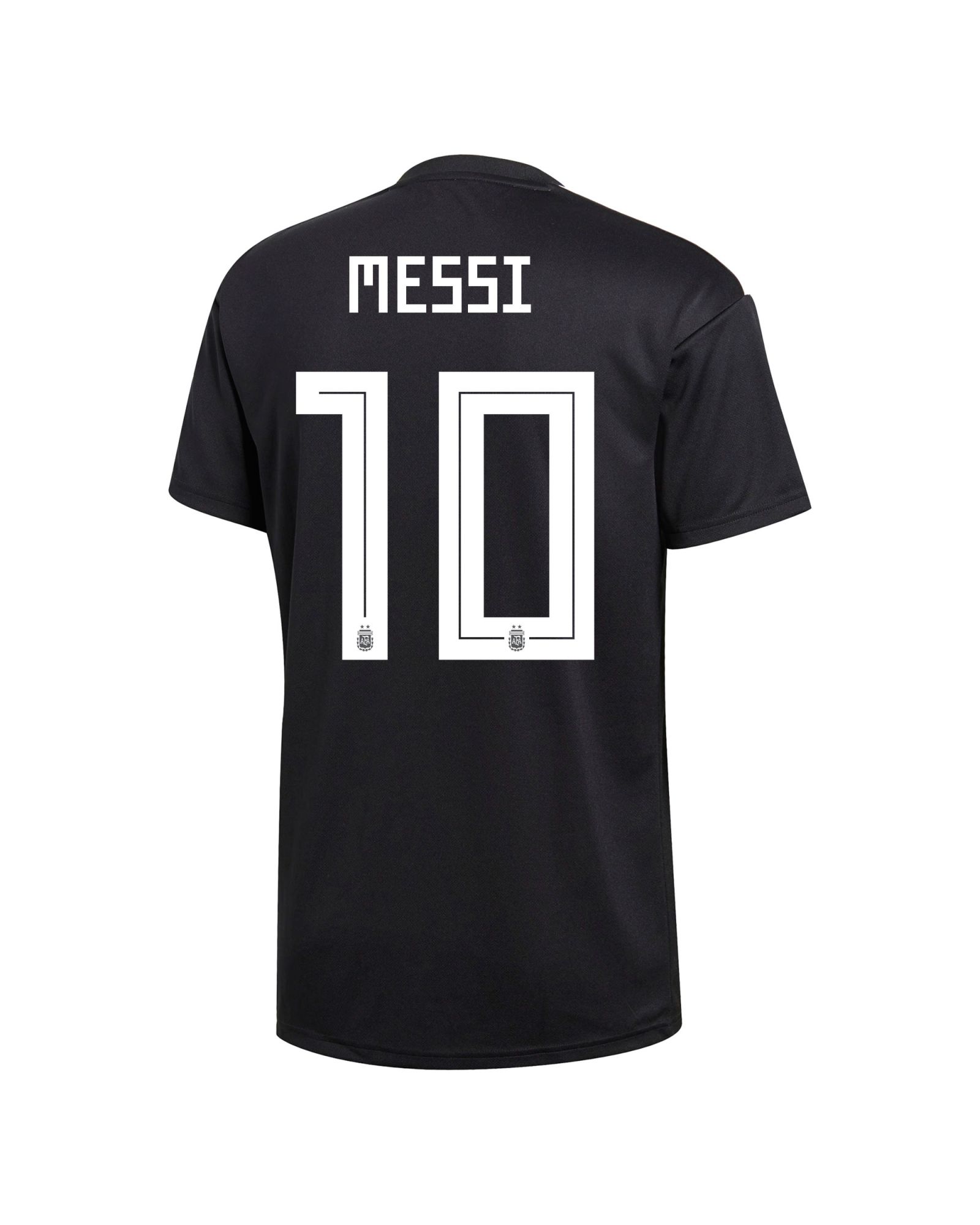 Camiseta 2ª Argentina Mundial 2018 Messi Negro - Fútbol Factory