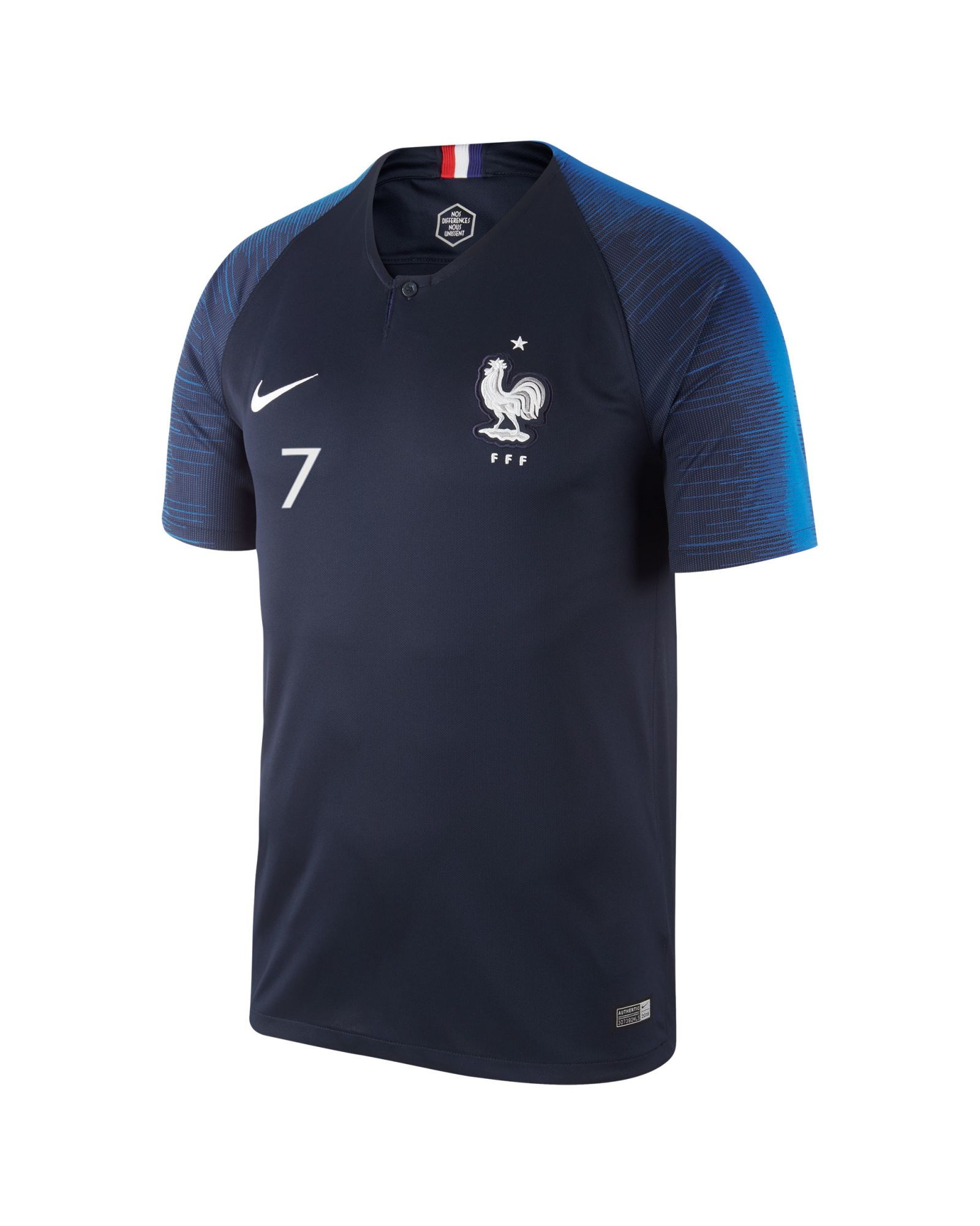 Camiseta 1ª Francia Mundial 2018 Griezmann Azul - Fútbol Factory