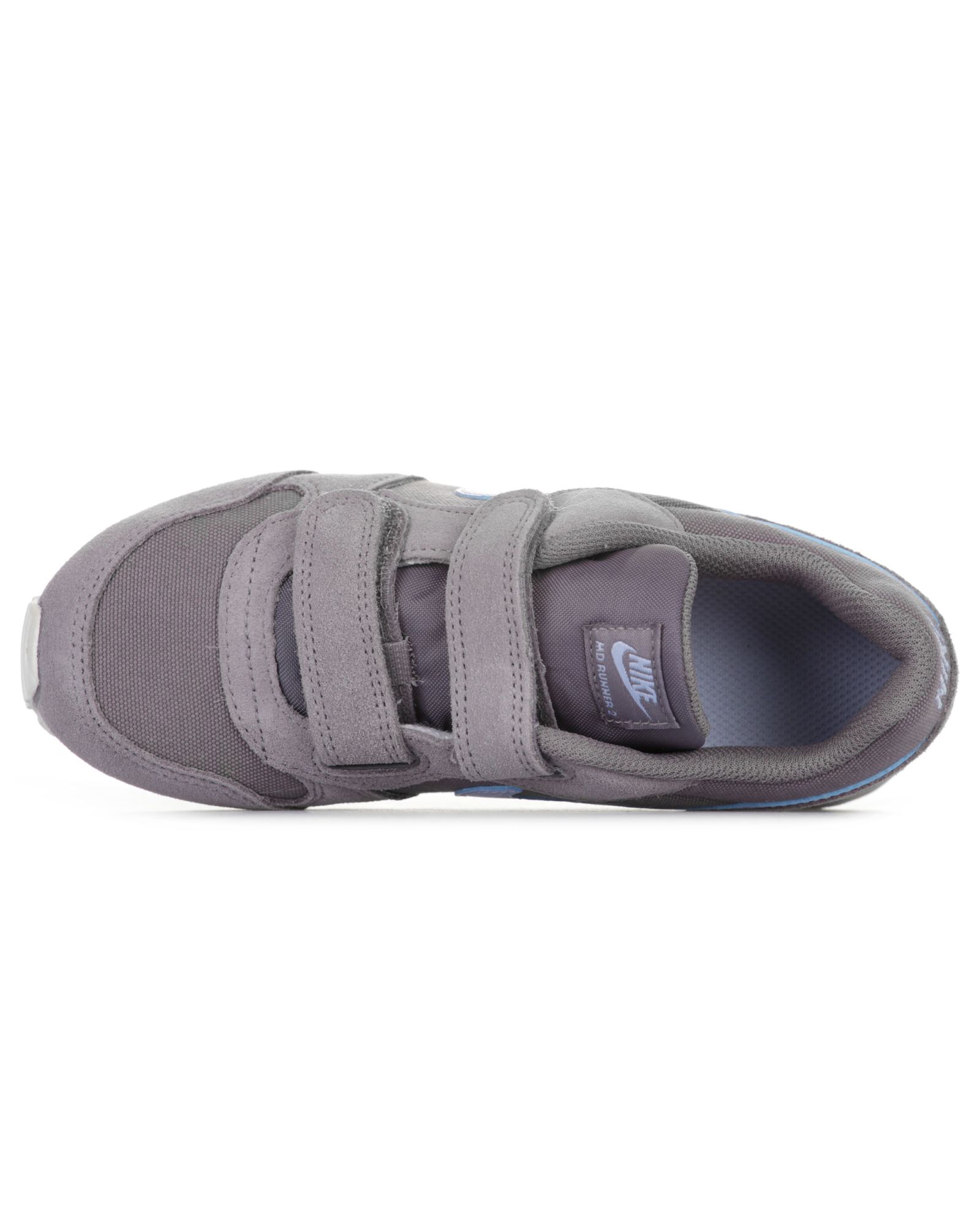 Zapatillas MD Runner 2 Velcro Junior Gris - Fútbol Factory