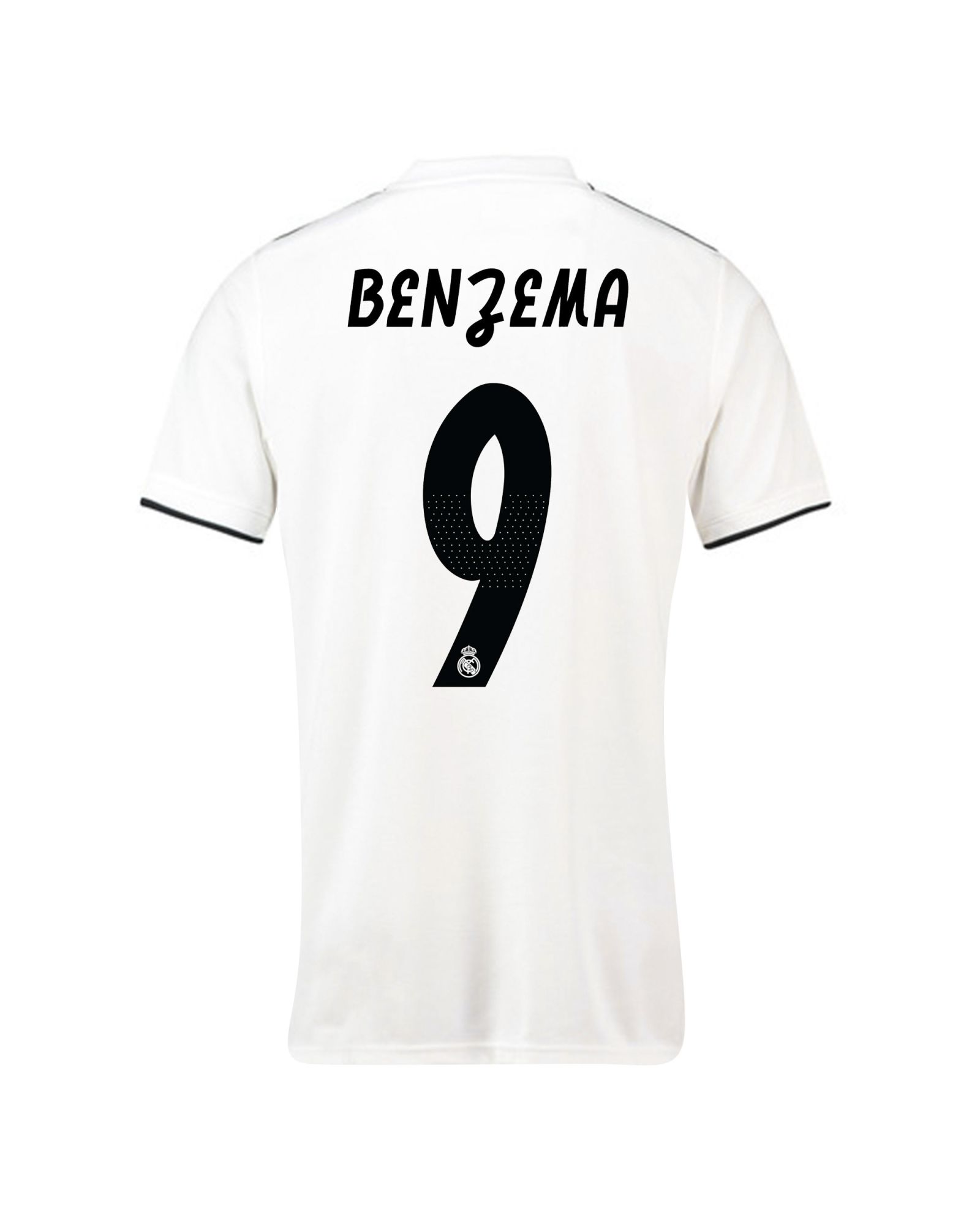 Camiseta 1ª Real Madrid 2018/2019 Benzema Mujer - Fútbol Factory