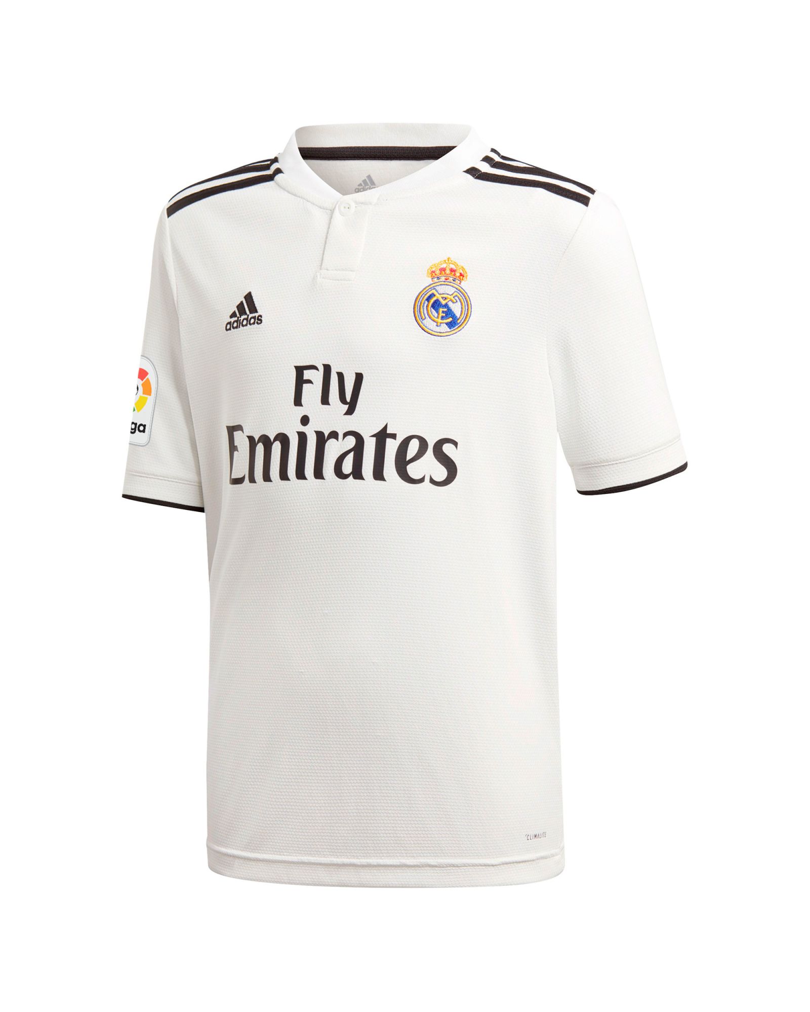 Camiseta 1ª Real Madrid 2018/2019 LaLiga Junior - Fútbol Factory