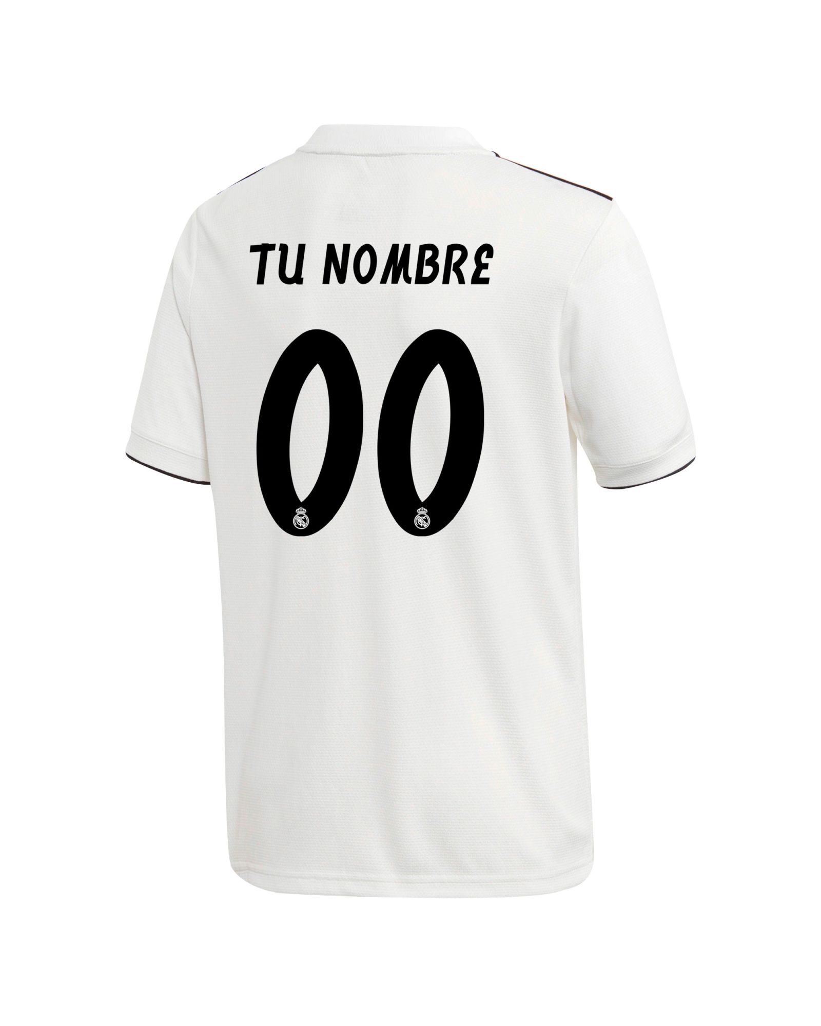 Camiseta 1ª Real Madrid 2018/2019 Personalizado LaLiga Junior - Fútbol Factory