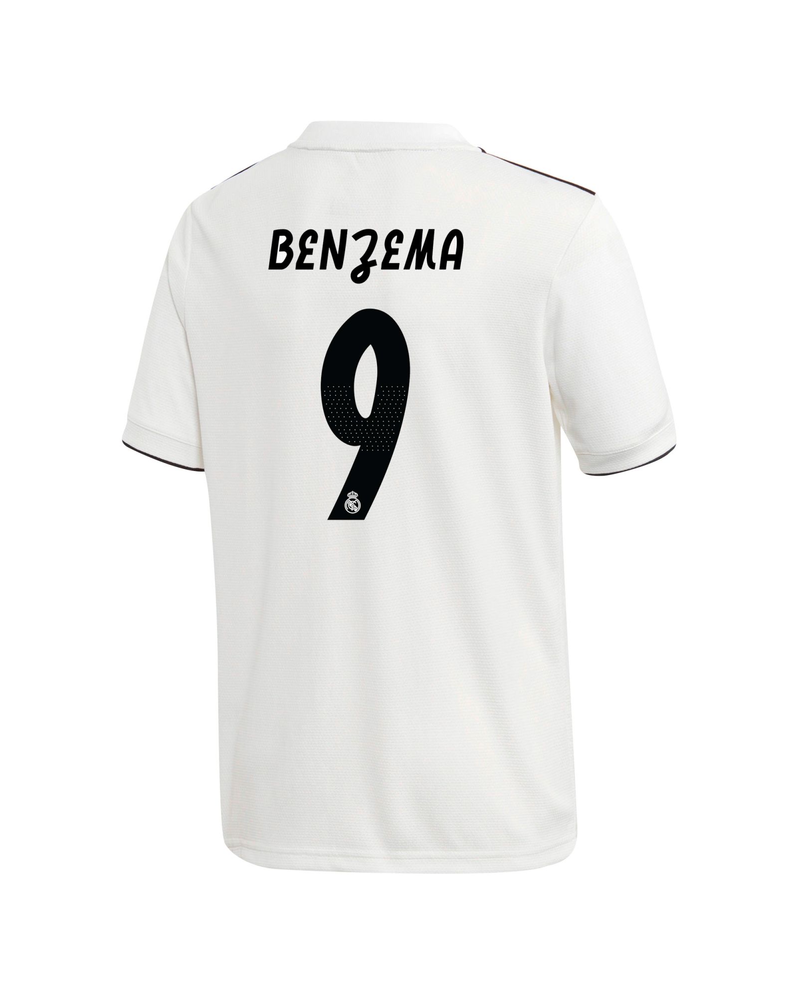 Camiseta 1ª Real Madrid 2018/2019 Benzema LaLiga Junior - Fútbol Factory