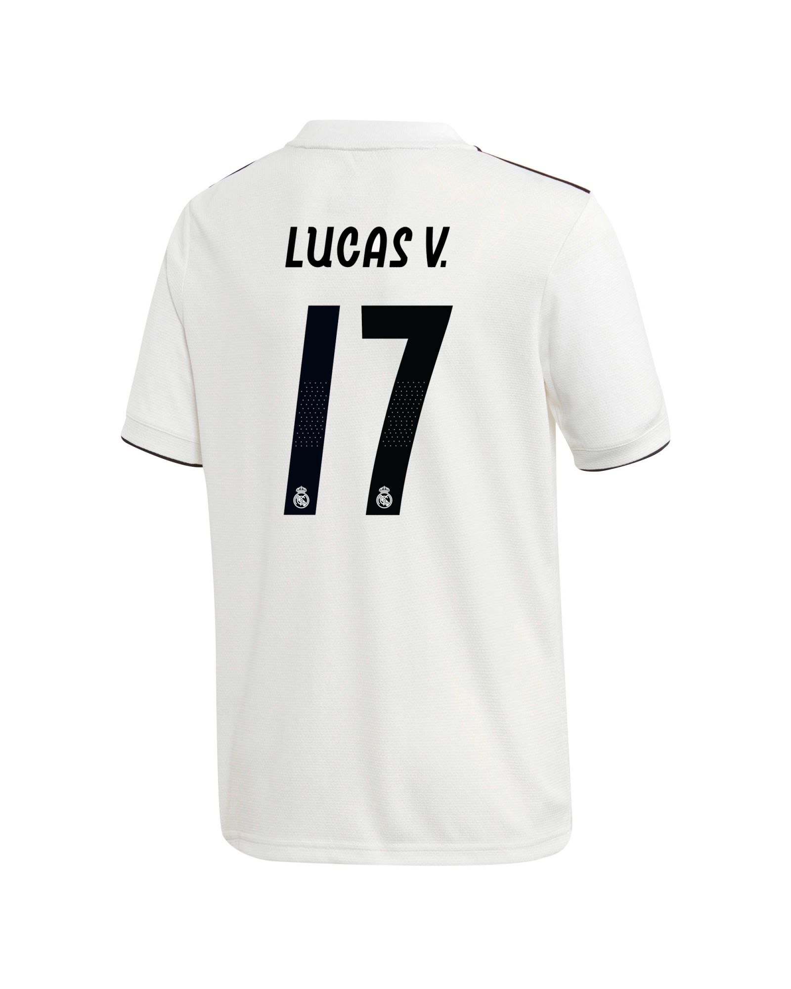 Camiseta 1ª Real Madrid 2018/2019 Lucas Vázquez LaLiga Junior - Fútbol Factory