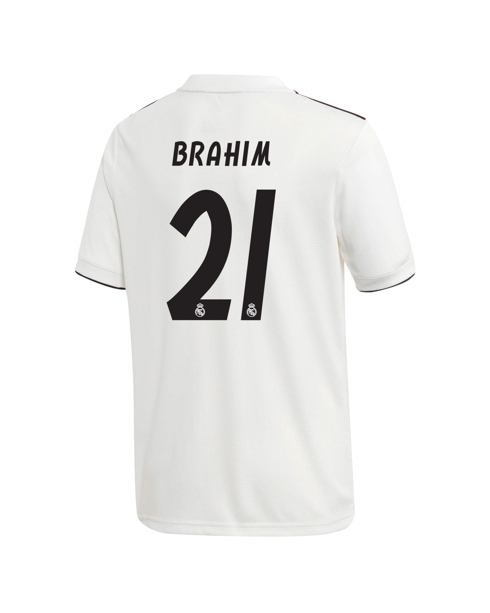 Camiseta 1ª Real Madrid 2018/2019 Brahim LaLiga Junior - Fútbol Factory