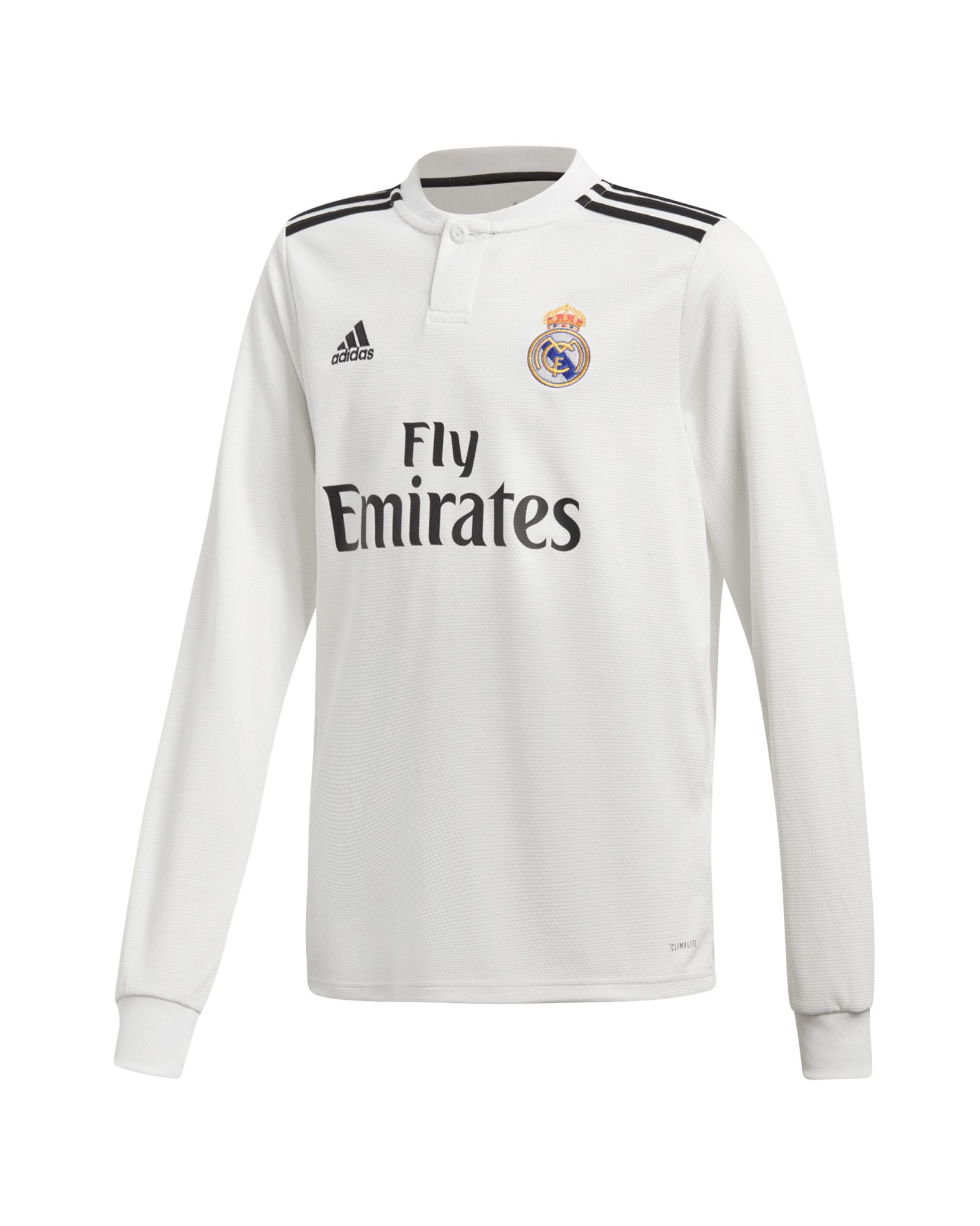 Camiseta 1ª Real Madrid 2018/2019 Manga Larga Junior - Fútbol Factory