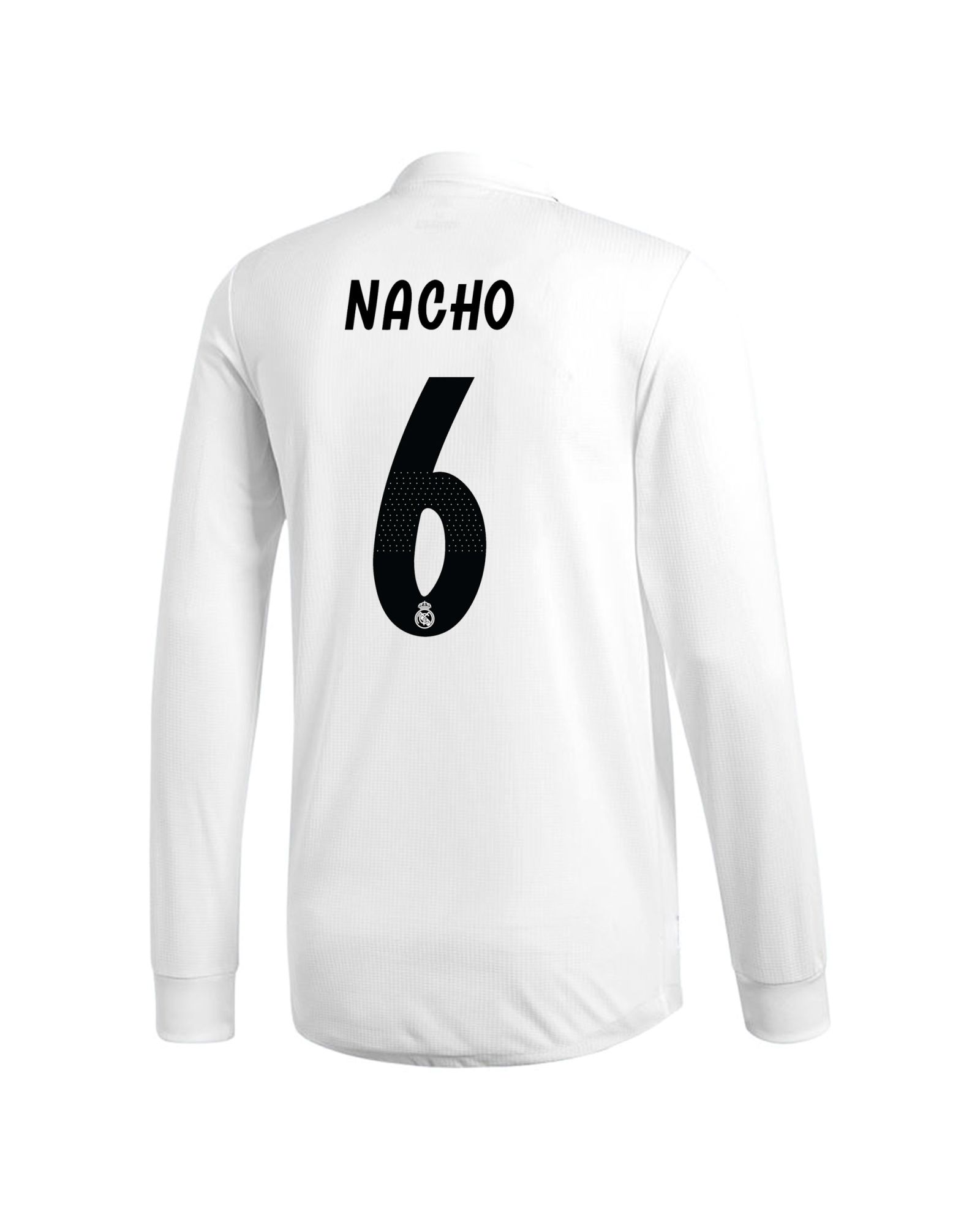 Camiseta 1ª Real Madrid 2018/2019 Nacho Manga Larga Junior - Fútbol Factory