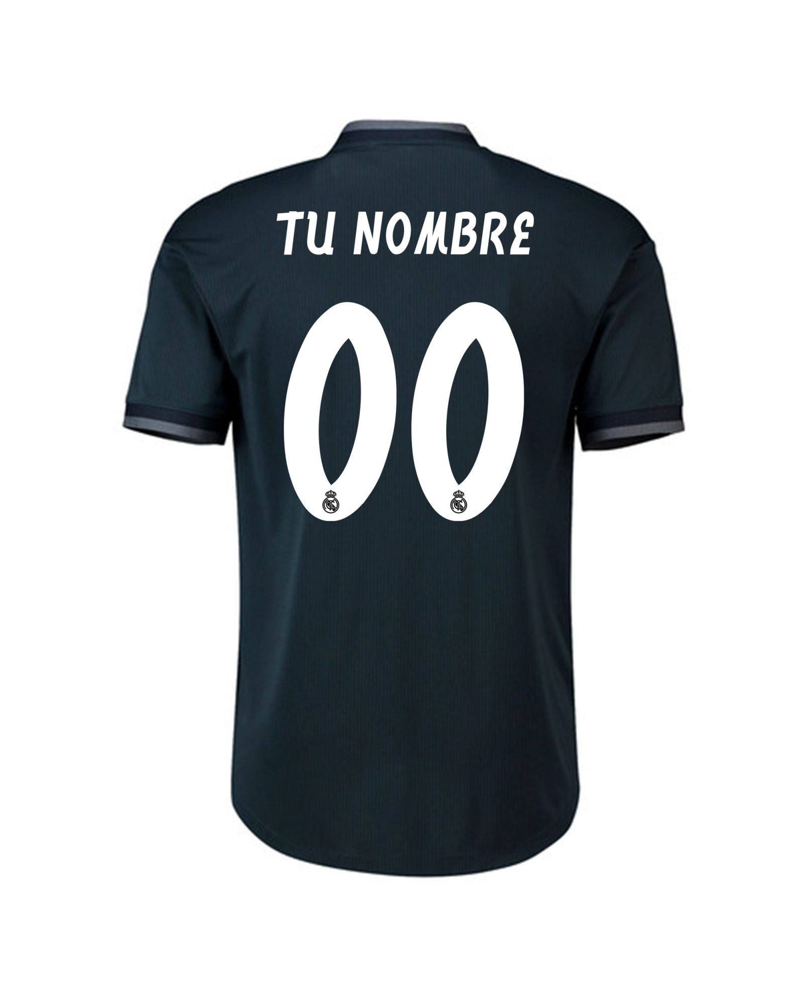 Camiseta 2ª Real Madrid 2018/2019 Personalizado LaLiga Gris - Fútbol Factory