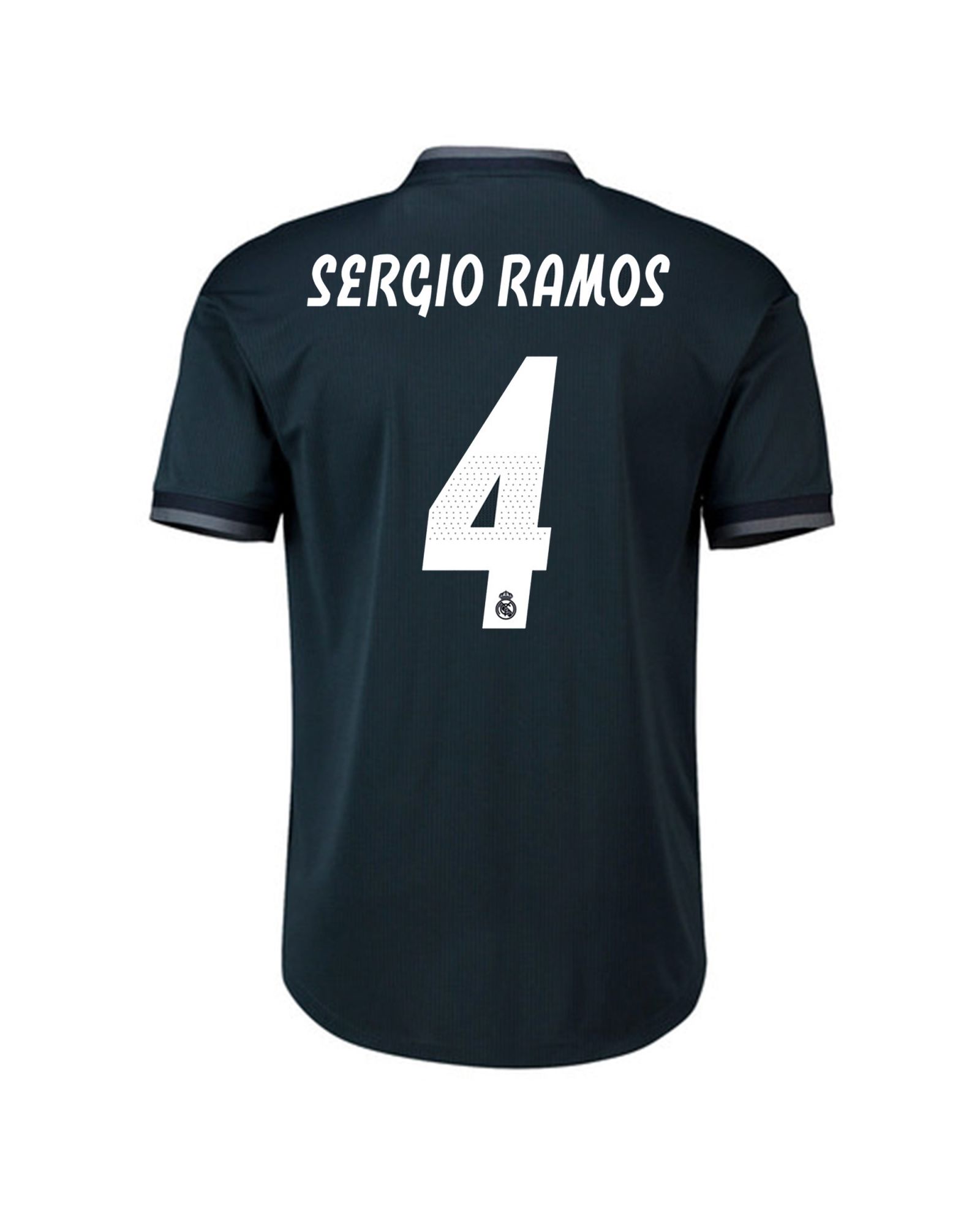 Camiseta 2ª Real Madrid 2018/2019 Sergio Ramos LaLiga Gris - Fútbol Factory