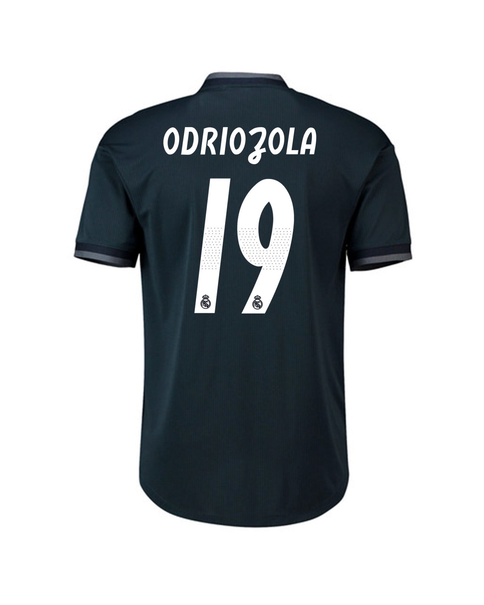 Camiseta 2ª Real Madrid 2018/2019 Odriozola LaLiga Gris - Fútbol Factory