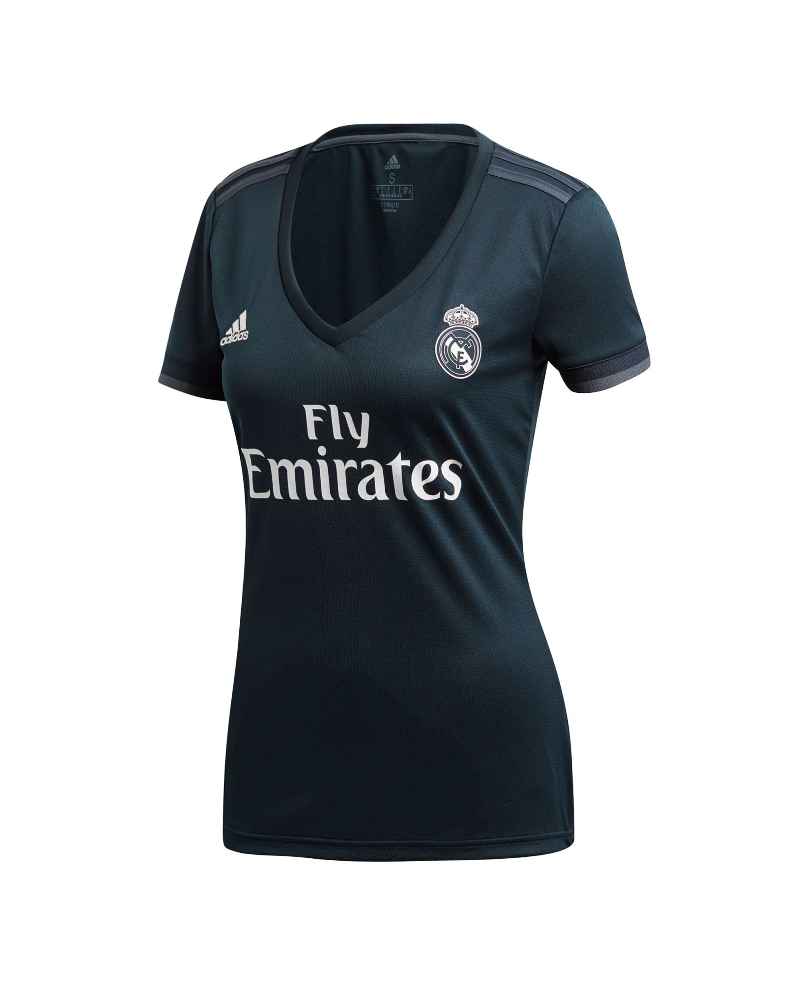 Camiseta 2ª Real Madrid 2018/2019 Mujer Negro - Fútbol Factory