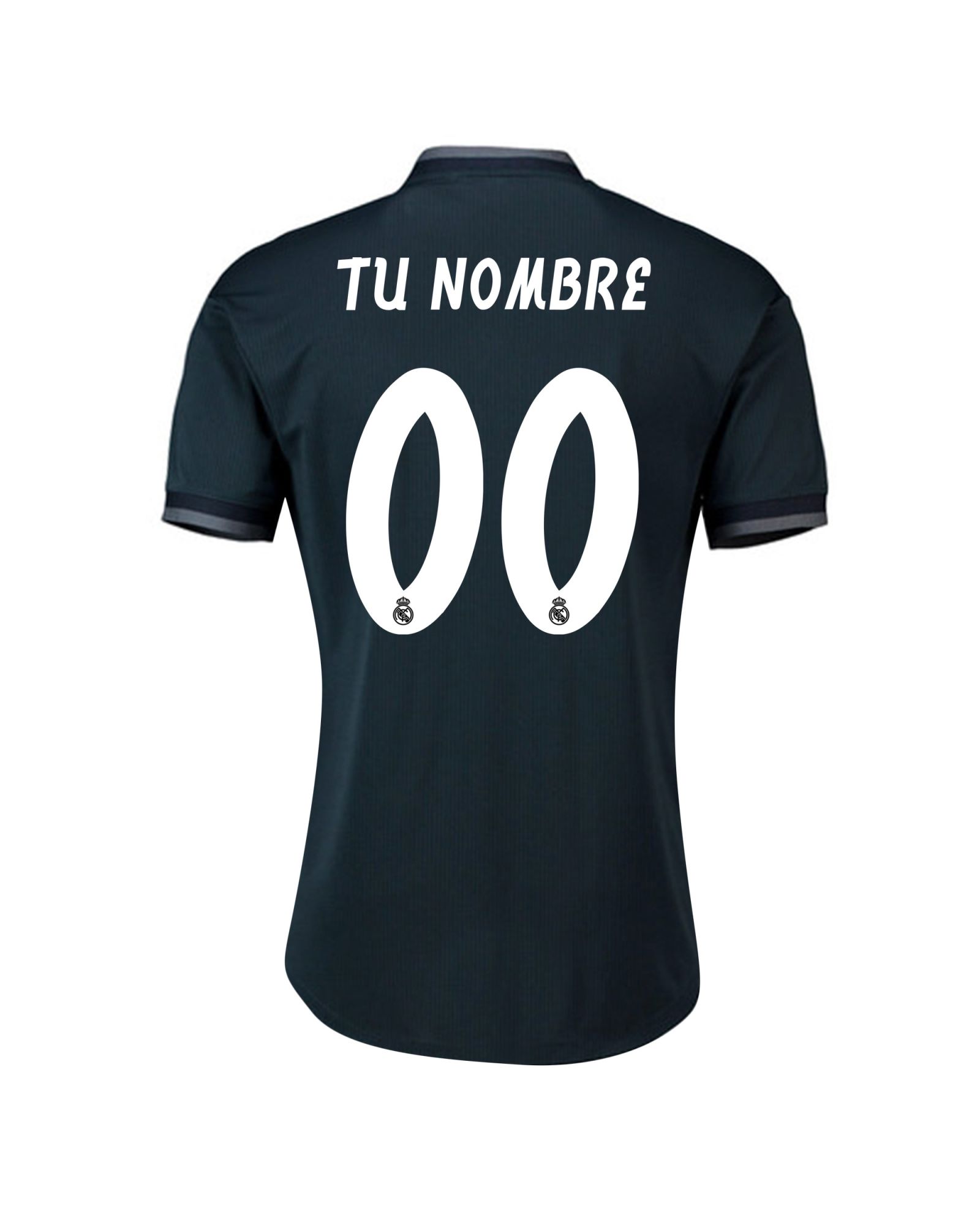 Camiseta 2ª Real Madrid 2018/2019 Personalizado Mujer Gris - Fútbol Factory