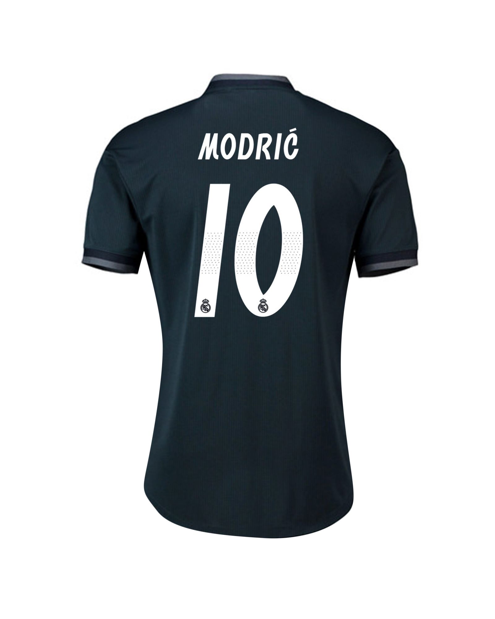 Camiseta 2ª Real Madrid 2018/2019 Modric Mujer Gris - Fútbol Factory