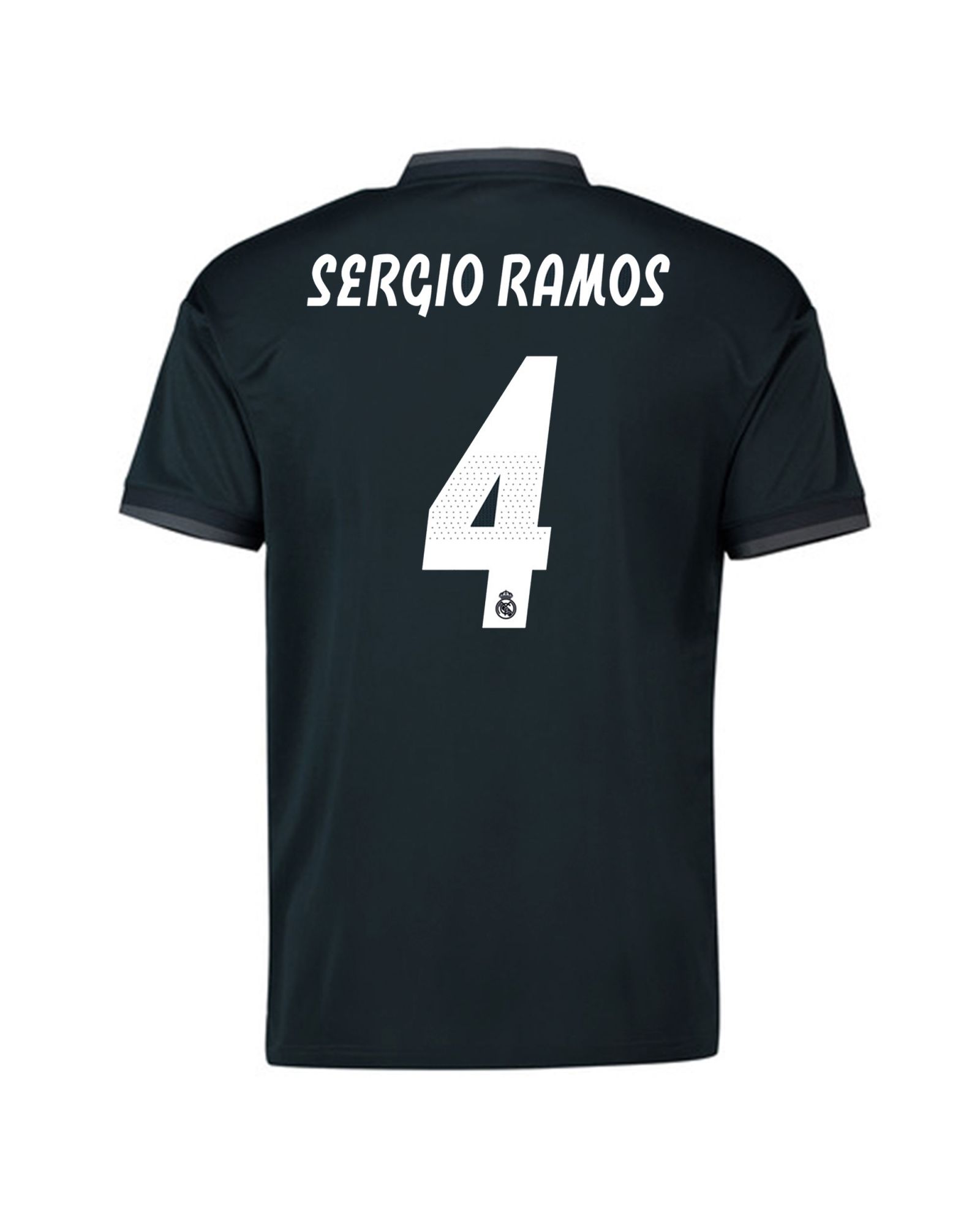 Camiseta 2ª Real Madrid 2018/2019 Sergio Ramos LaLiga Junior - Fútbol Factory