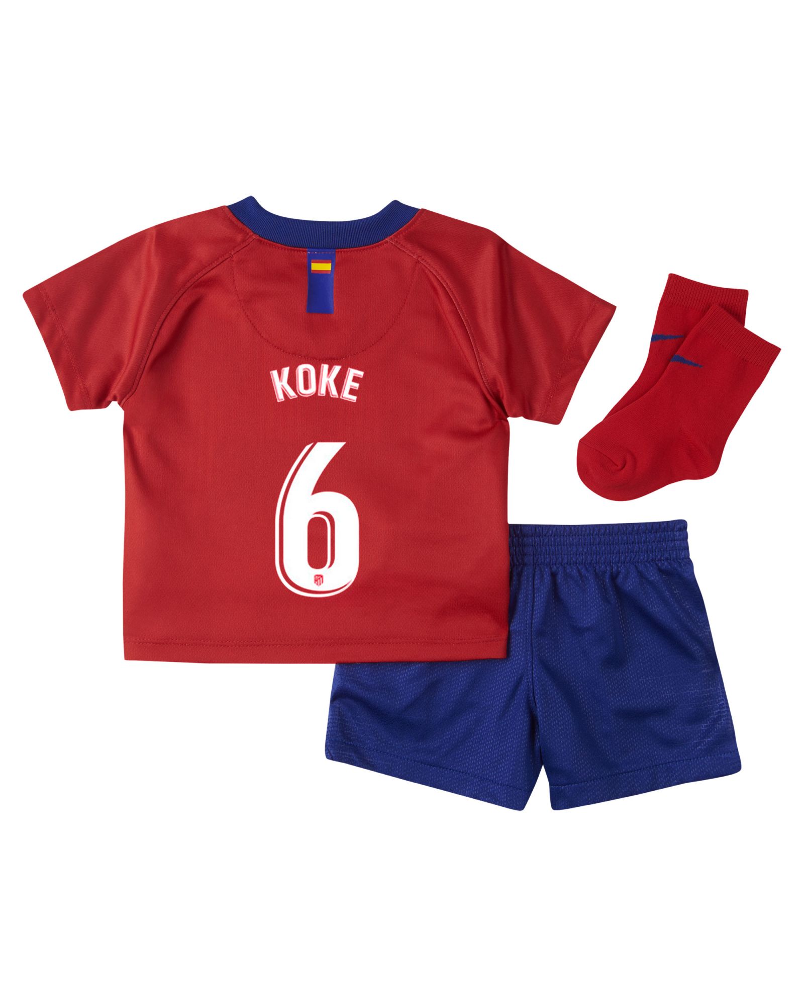 Conjunto 1ª Atlético de Madrid 2018/2019 Bebé Koke - Fútbol Factory