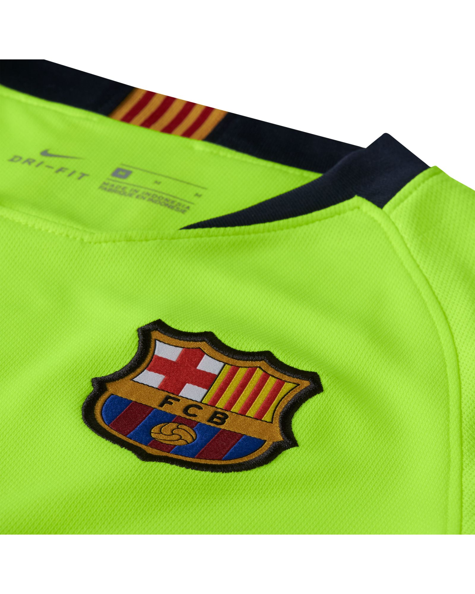 Camiseta 2ª FC Barcelona 2018/2019 Stadium Junior Amarillo Fluor - Fútbol Factory