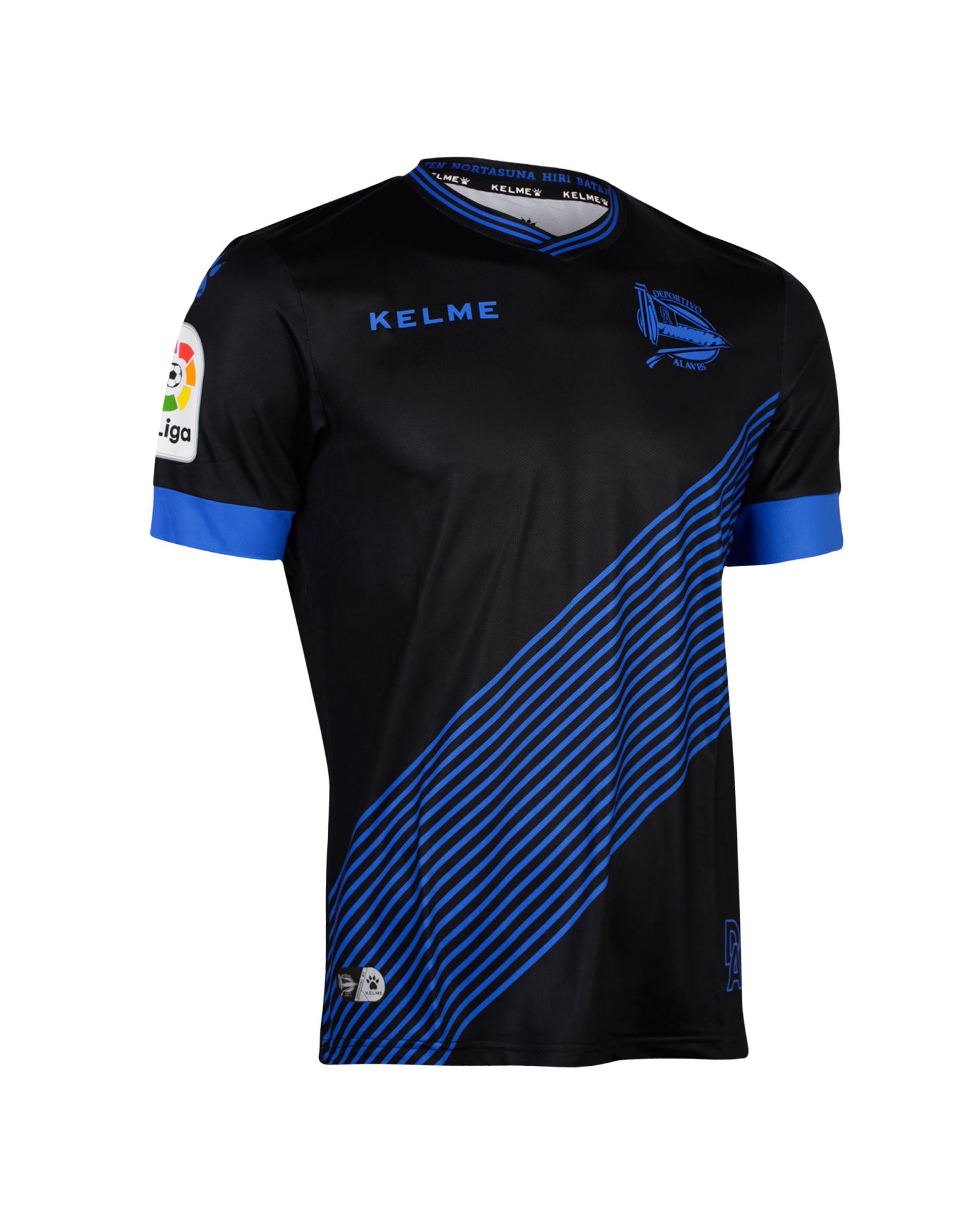 Camiseta 2ª Deportivo Alavés 2017/2018 Negro Azul - Fútbol Factory