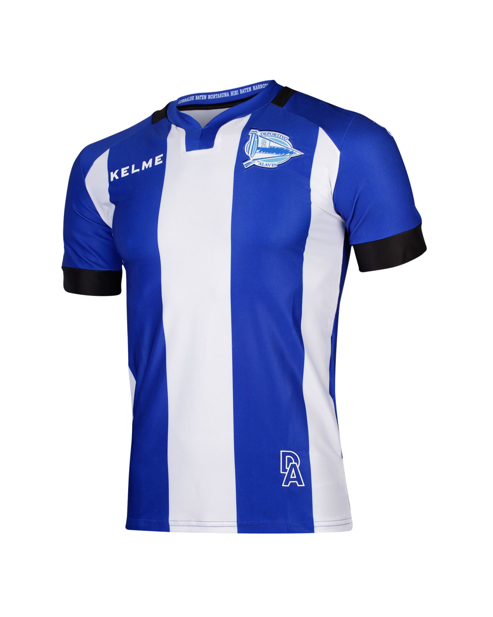 Camiseta 1ª Deportivo Alavés 2017/2018 Azul Blanco - Fútbol Factory