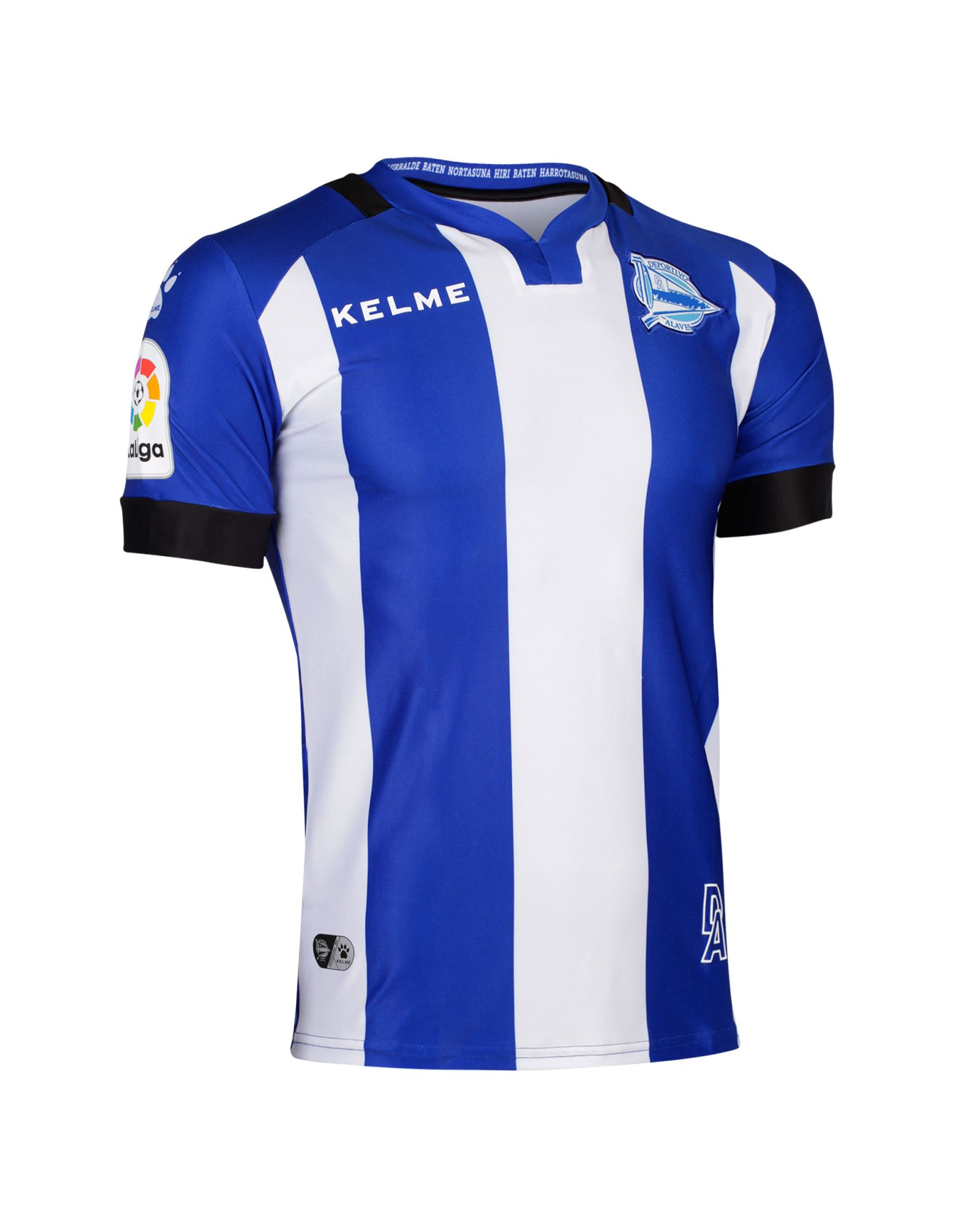 Camiseta 1ª Deportivo Alavés 2017/2018 Azul Blanco - Fútbol Factory