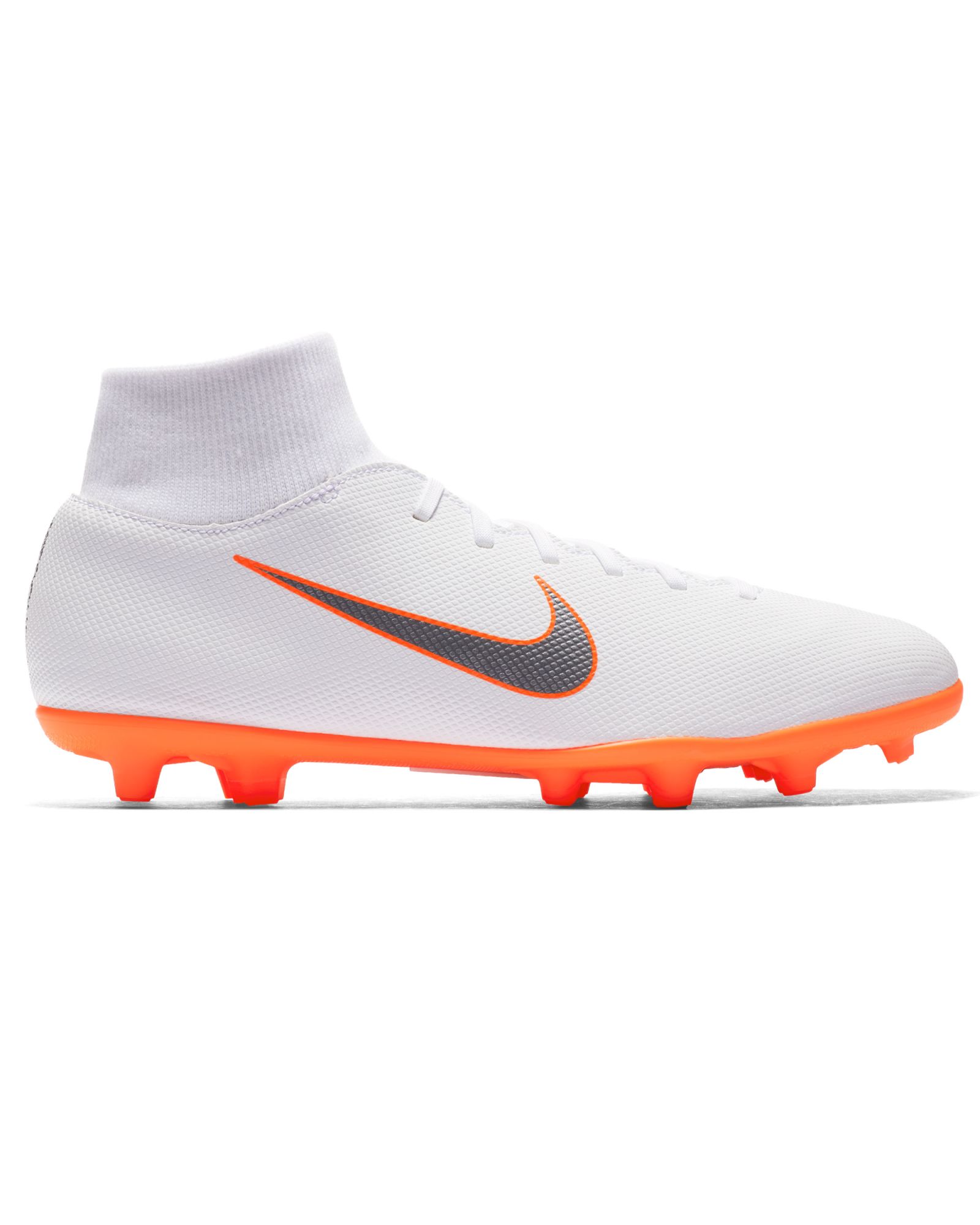 Botas de Fútbol Mercurial Superfly VI Club MG Mundial Rusia 2018 Blanco