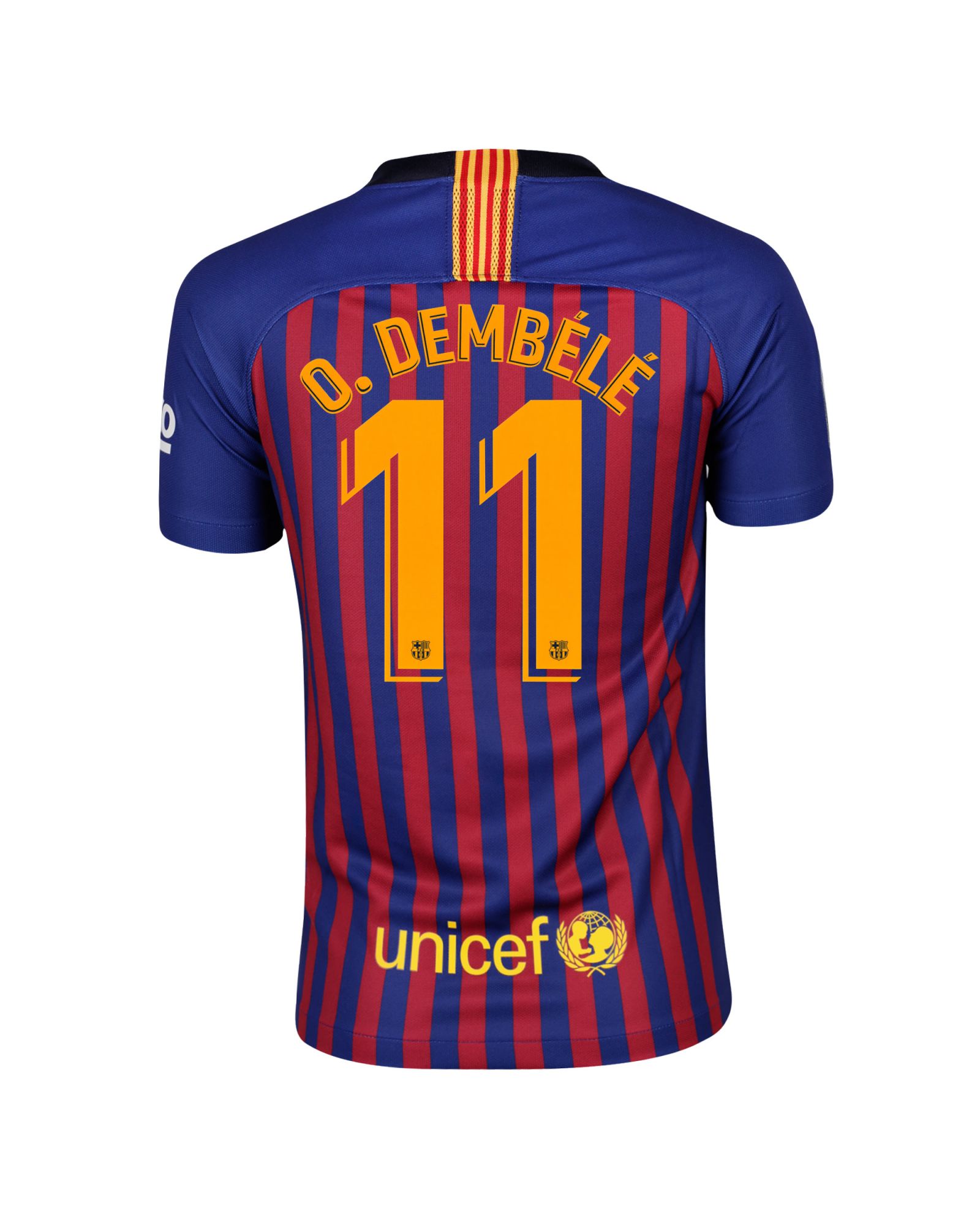 Camiseta 1ª FC Barcelona 2018/2019 Ousmane Dembélé Stadium Junior - Fútbol Factory