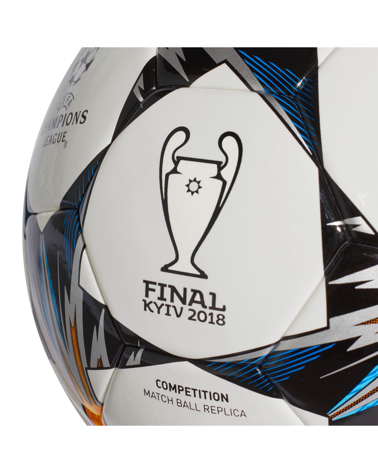 Balón Fútbol 11 Finale Kiev Competition UCL 2017/2018 Blanco - Fútbol Factory